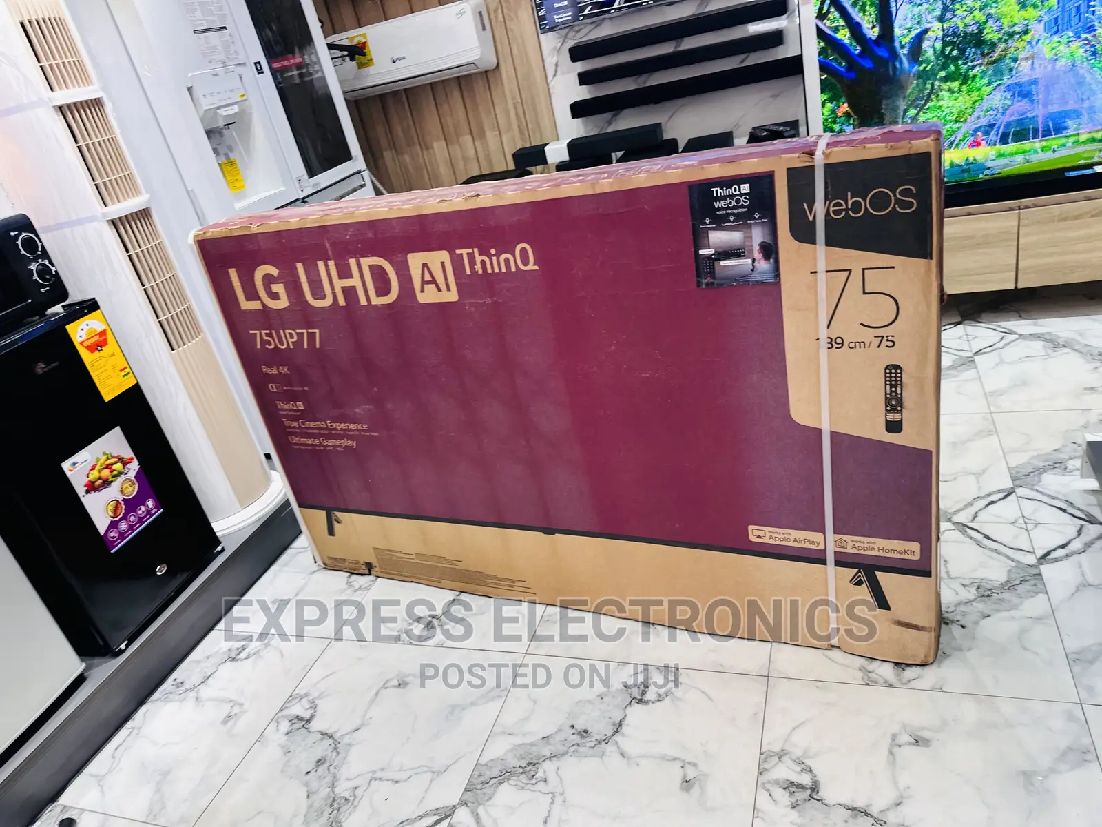Experience the Future With Lg UHD Smart 75”UP77 Tv 
