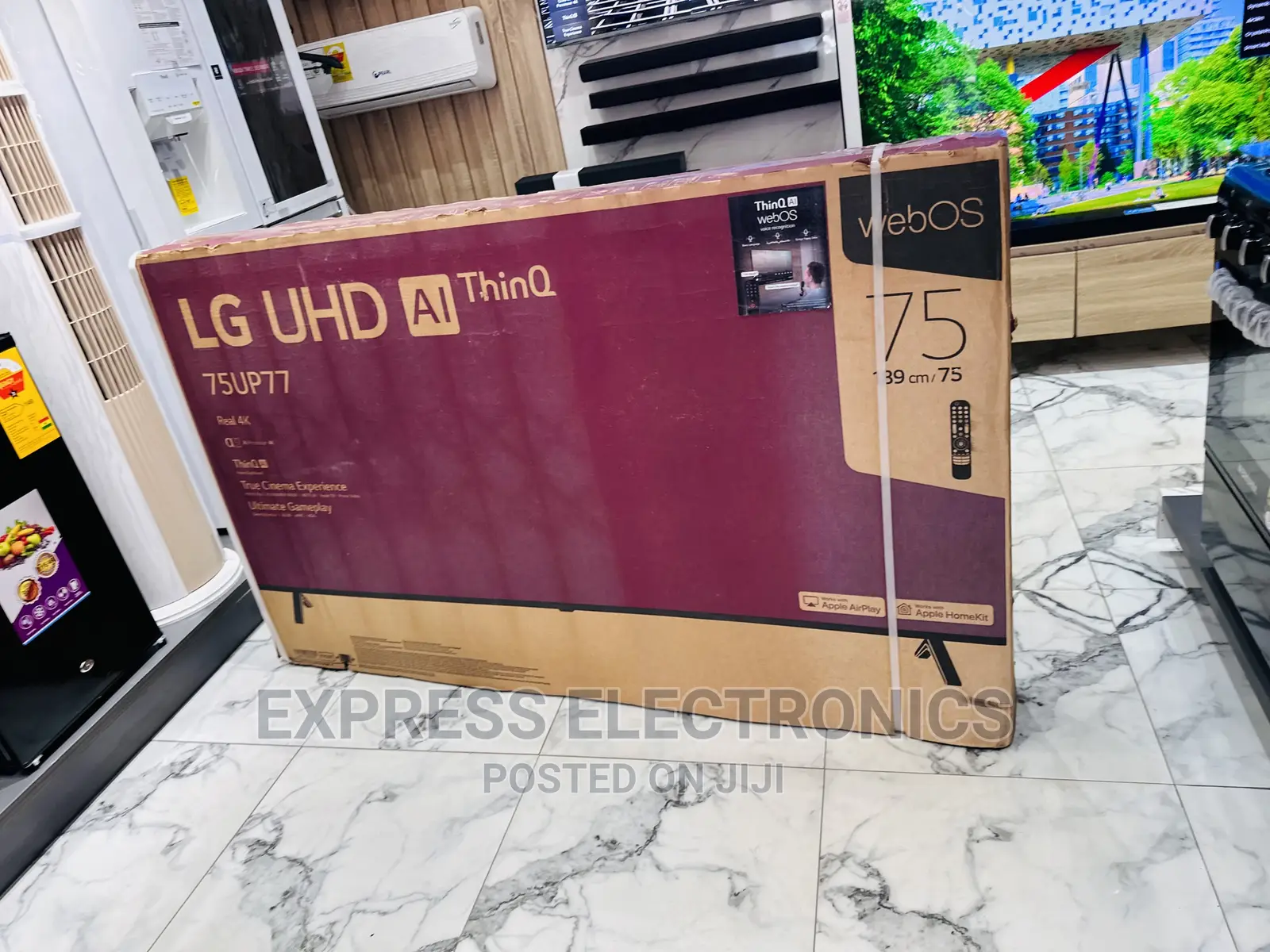 Experience the Future With Lg UHD Smart 75”UP77 Tv 