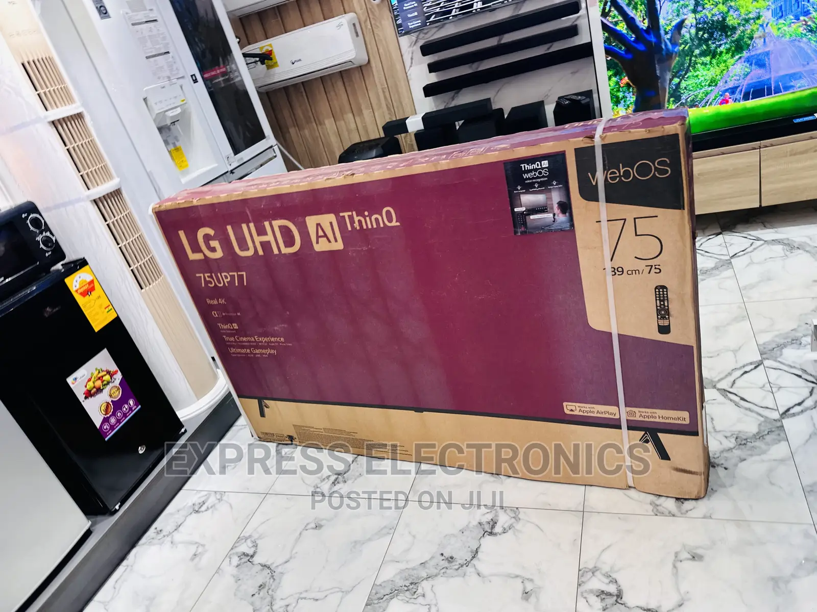 Experience the Future With Lg UHD Smart 75”UP77 Tv 