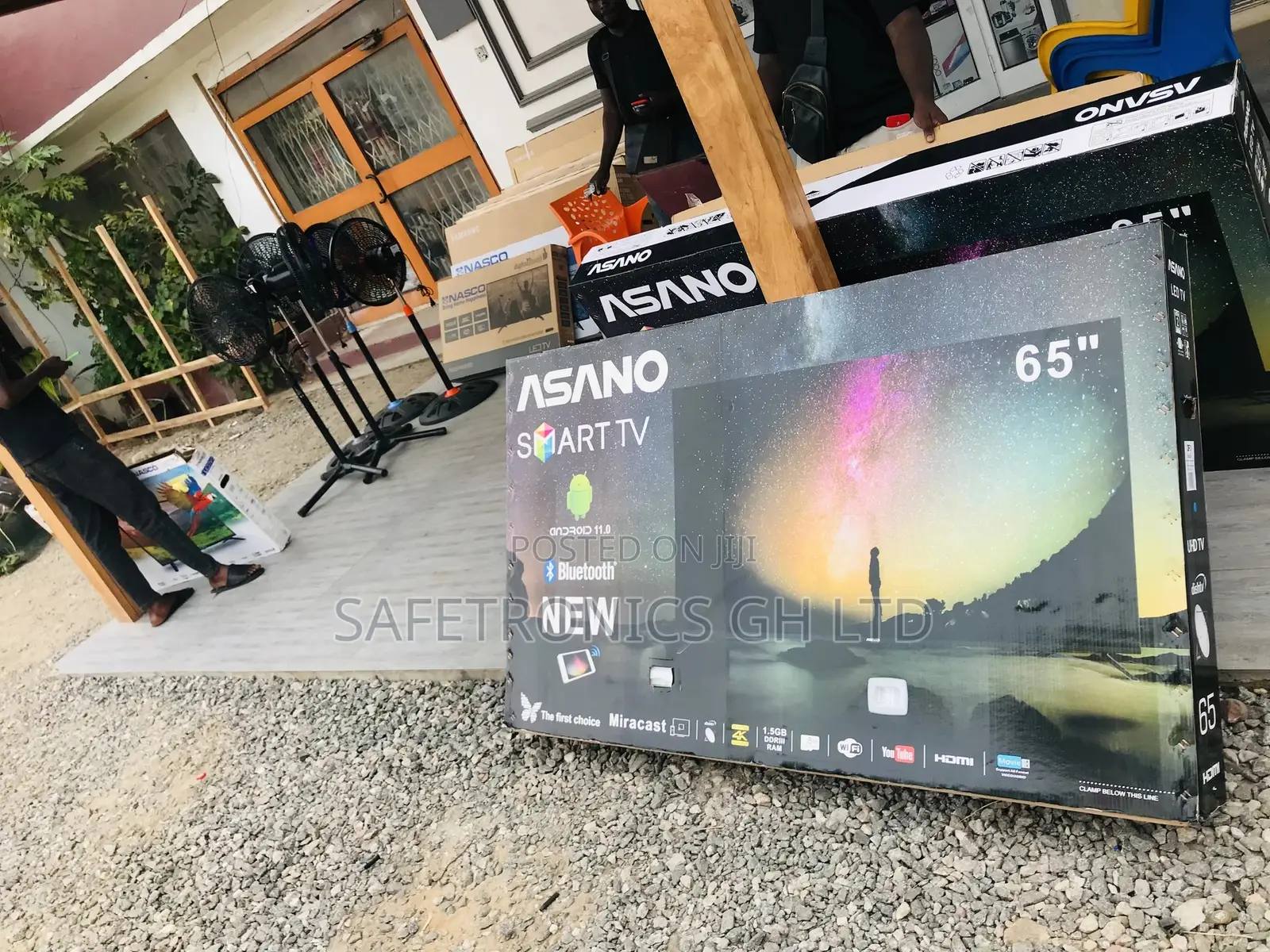 Electric UHD Smart 65 Inches LED Glossy Asano Black Tv 