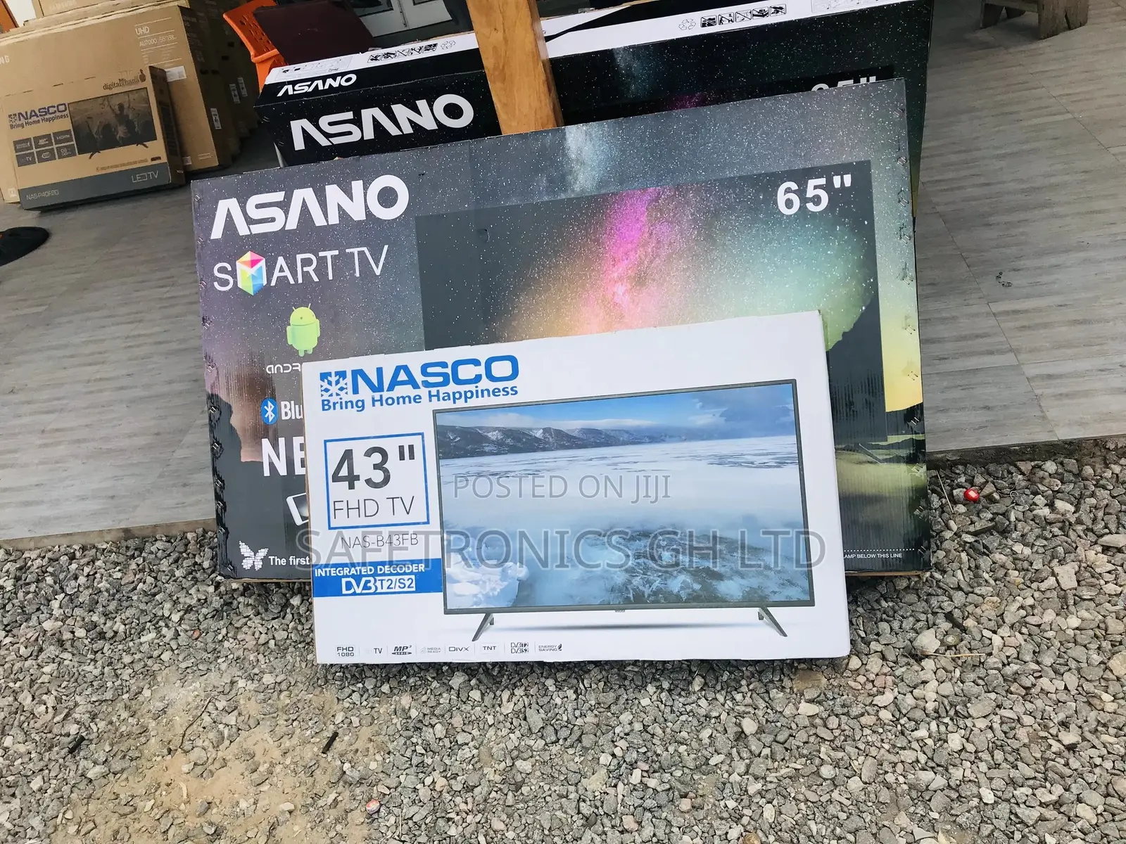 Satelliteblack Electric 43inches Glossy LED Digital Nasco