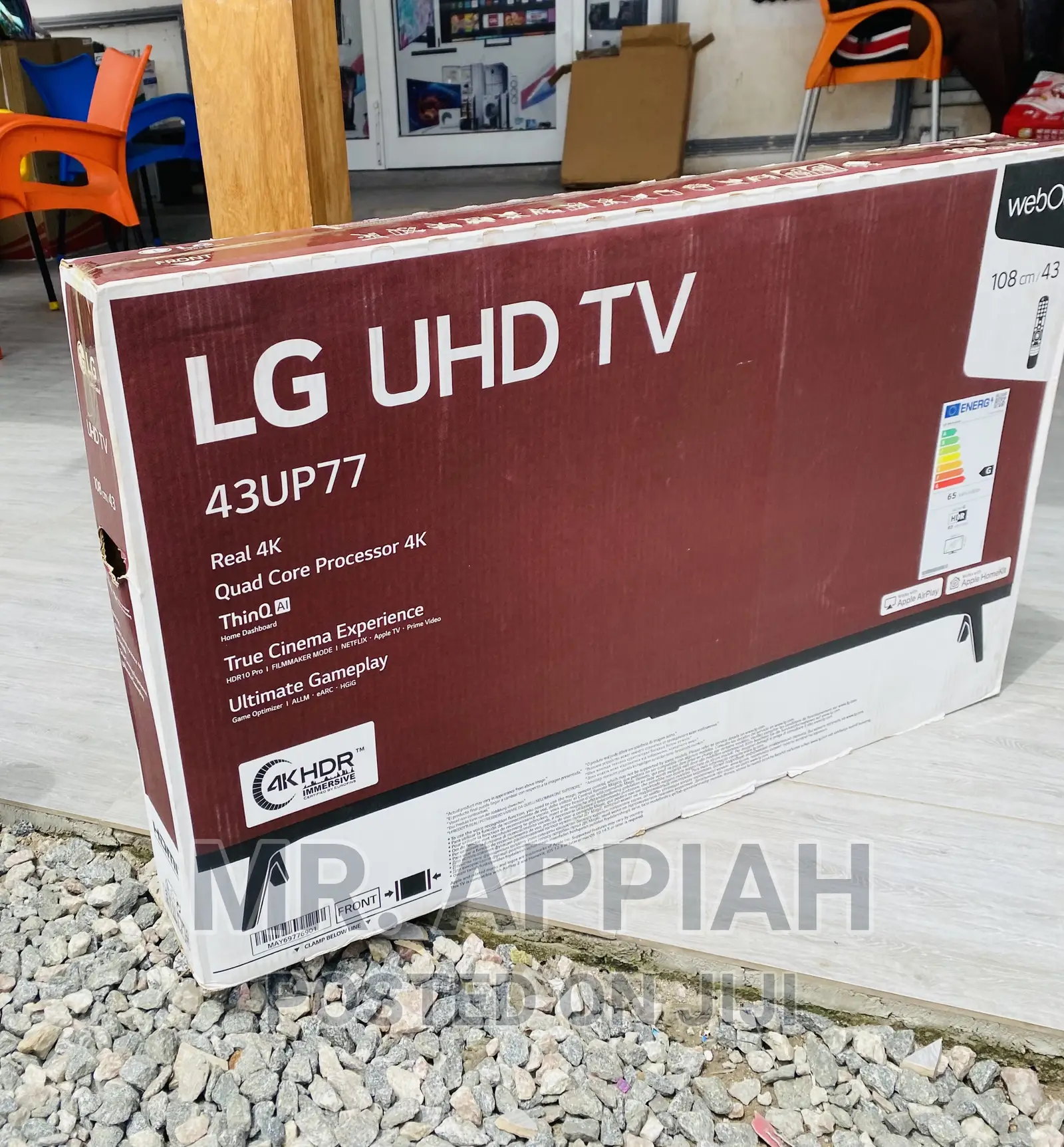 Shop Authentic Lg 43 Inch Uhd Tv(Black)