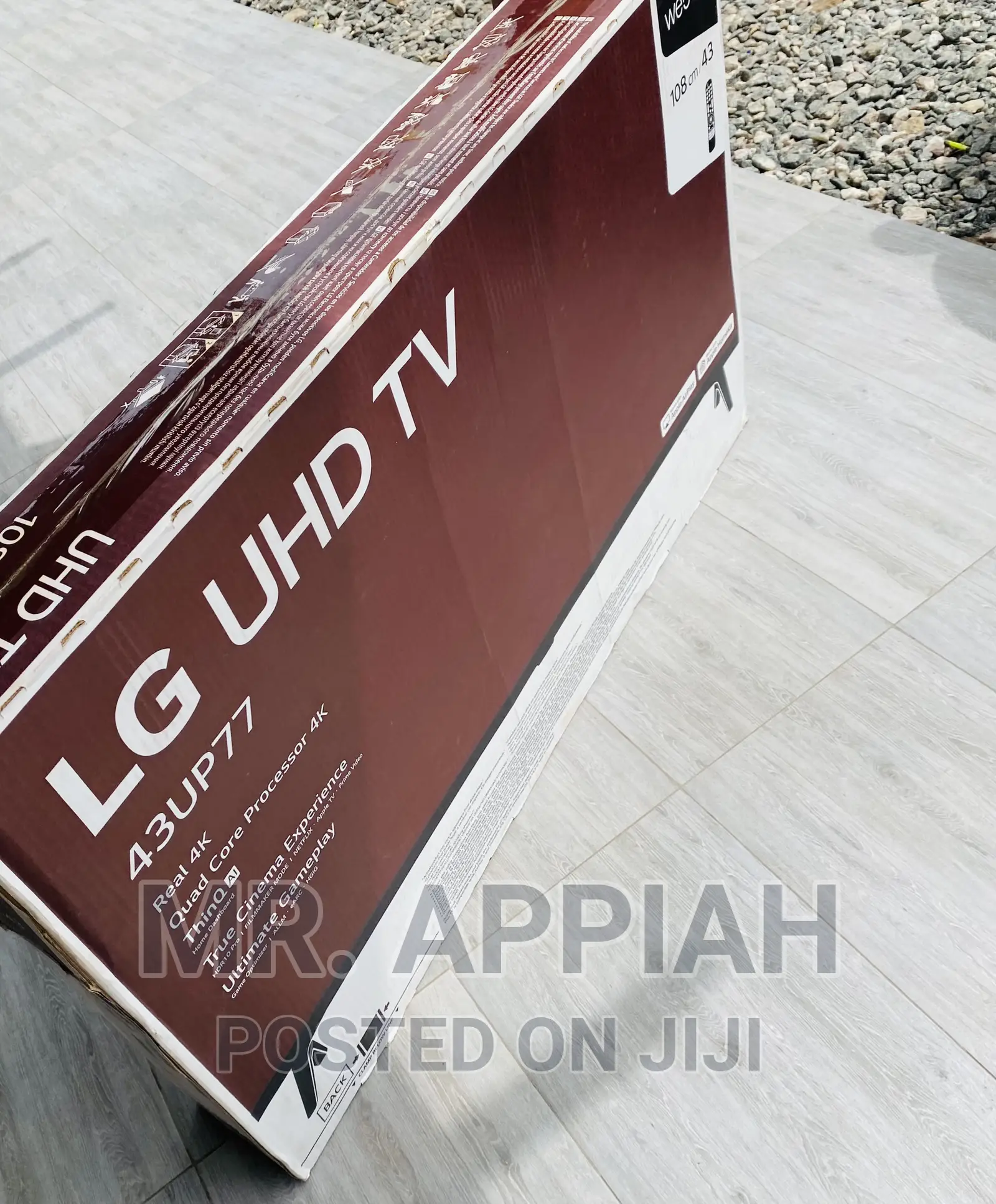 Shop Authentic Lg 43 Inch Uhd Tv(Black)