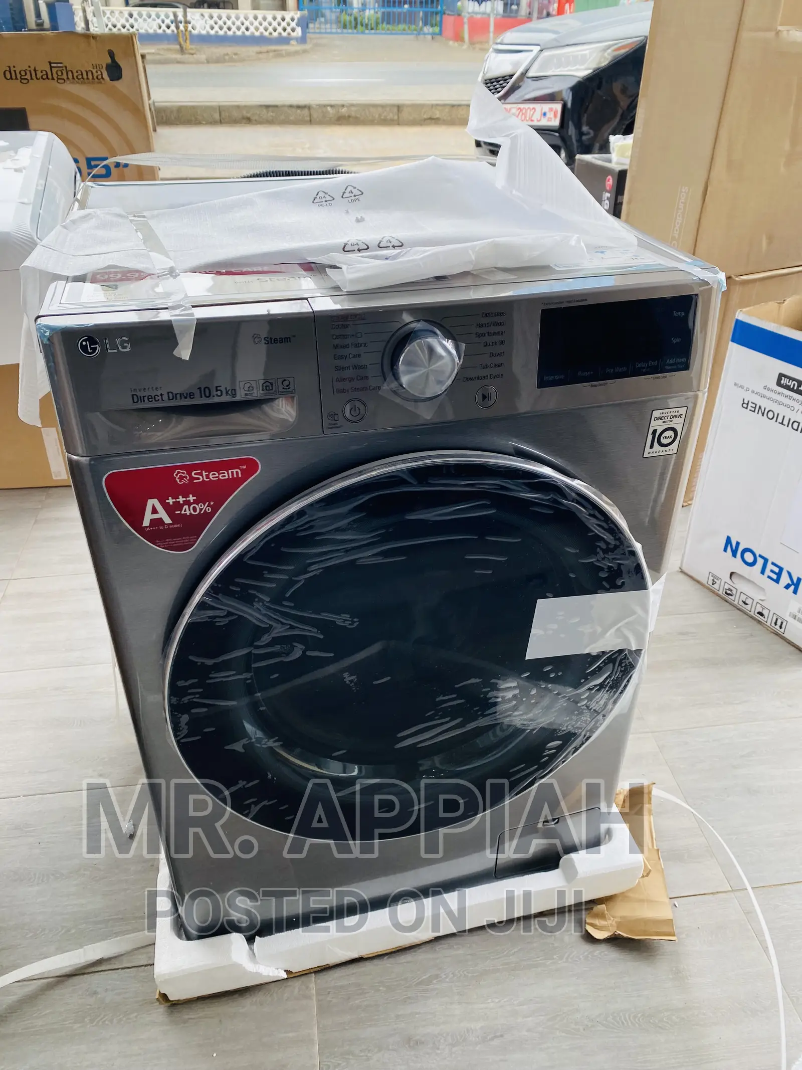Shop Authentic LG F0L9DYP2S 15kg Front Load Washing Machine
