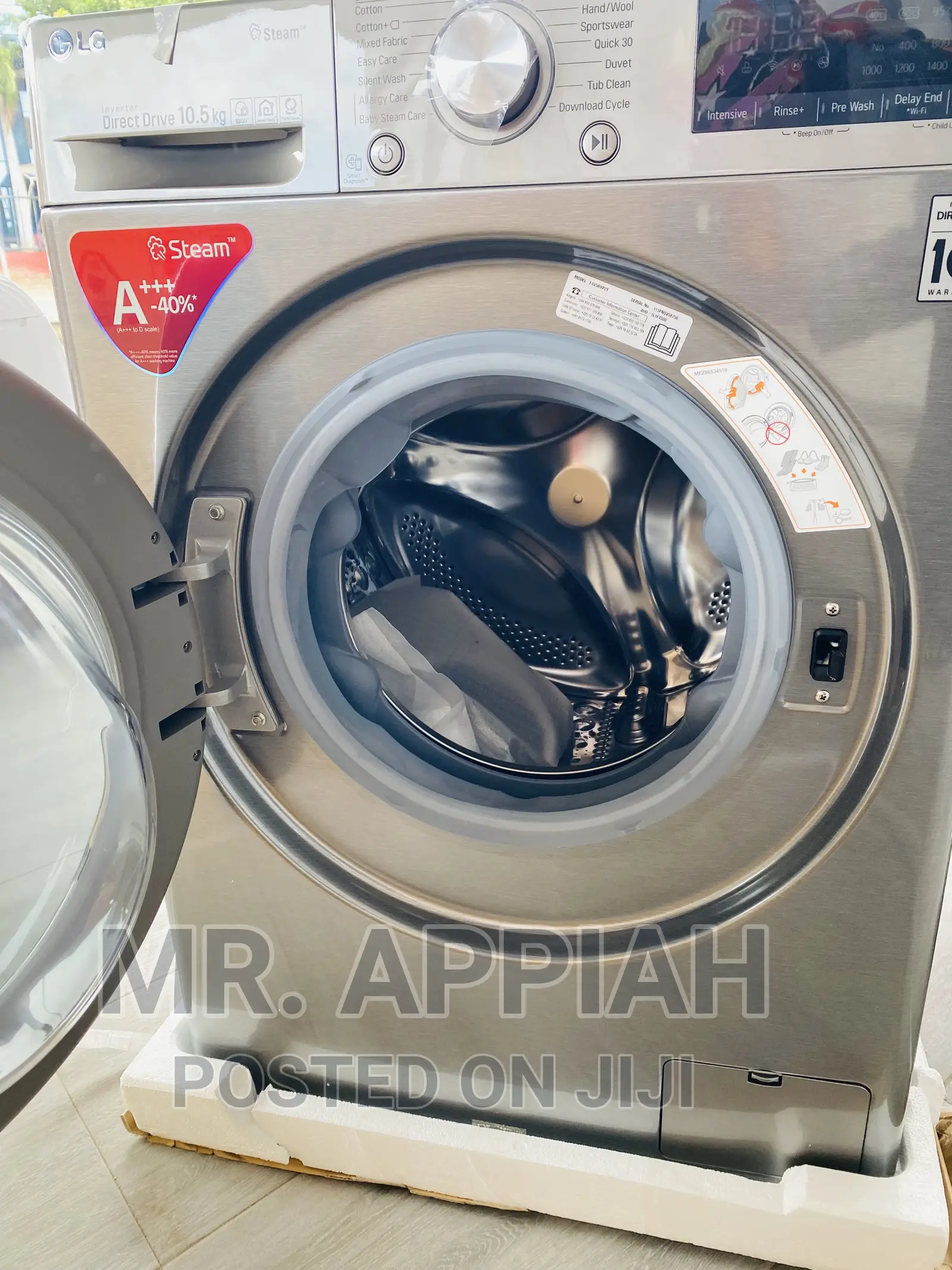 Latest LG 15kg F0L9DYP2S Front Load Washing Machine 