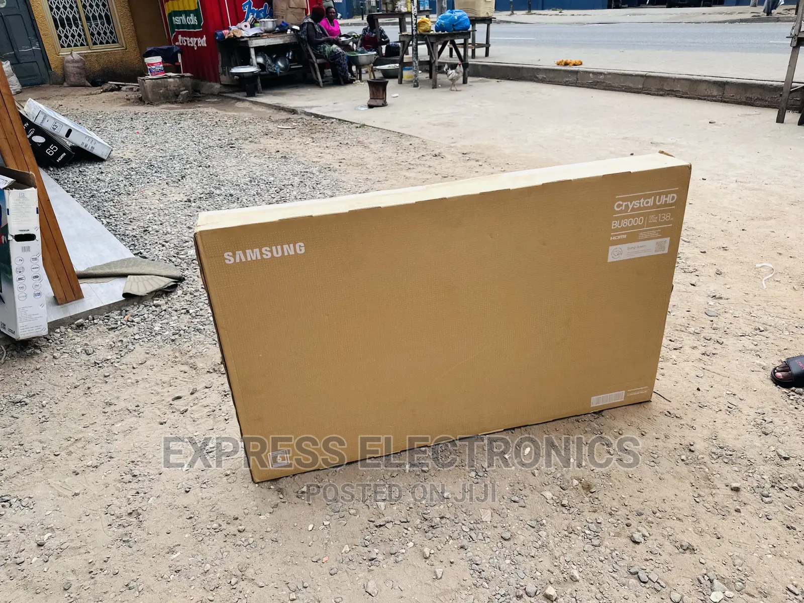 Giant Screen Samsung 55”Bu8000 Uhd Smart