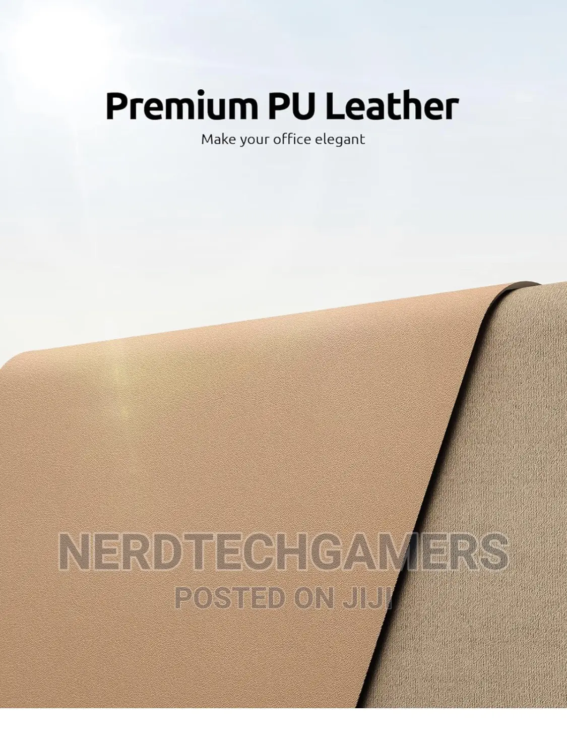 Ysagi Leather Desk Pad Protector, Office Desk Mat, Large