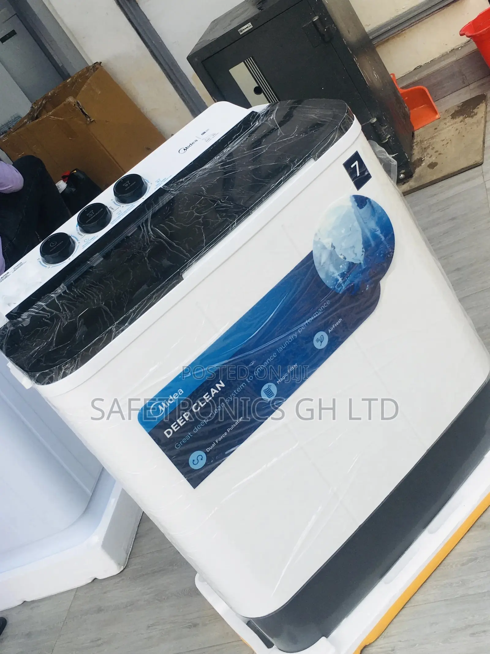 Washingmachine 7kg Twintub Topload Midea Semiautomatic