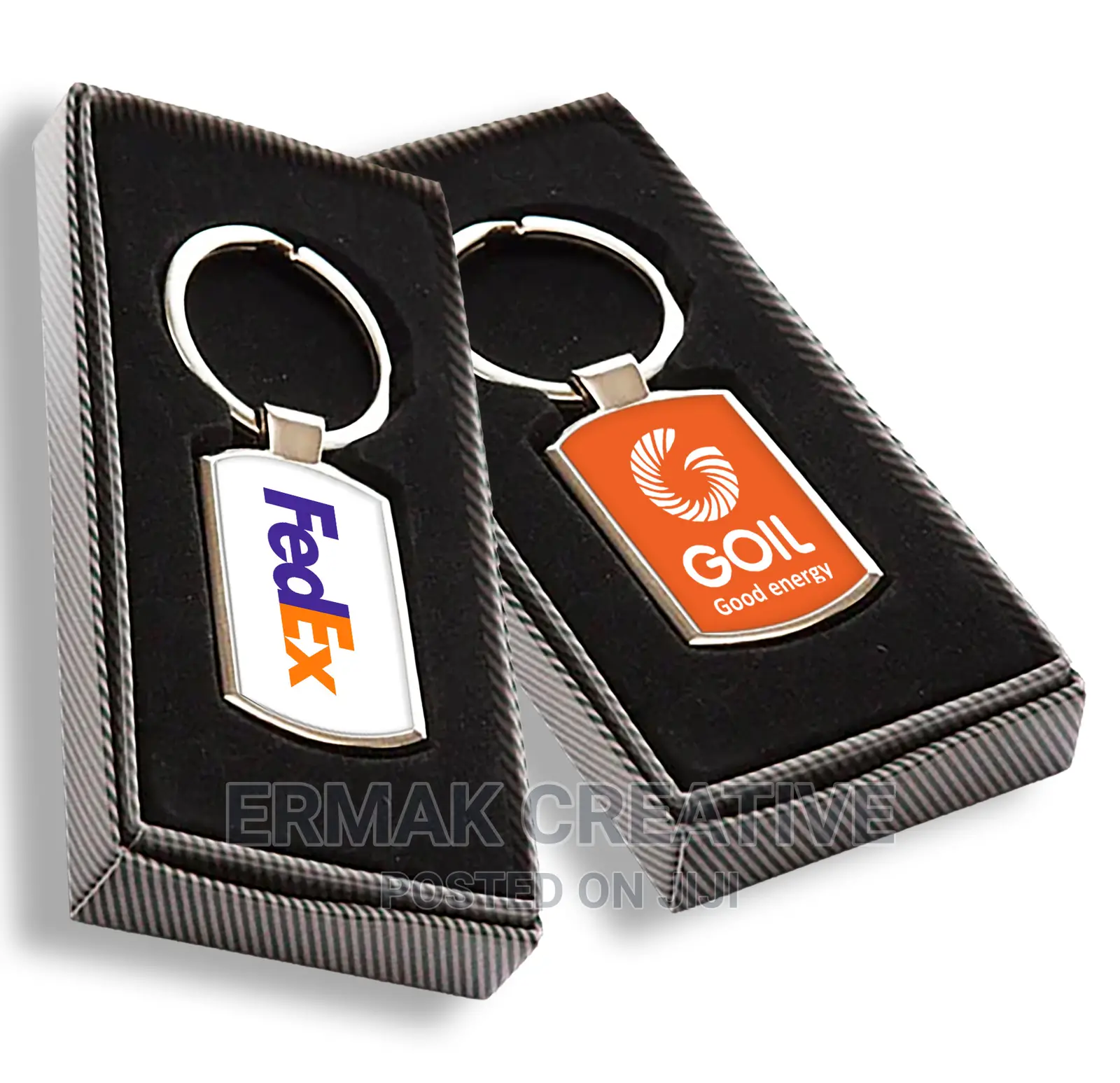 Metallic Doming Keyring