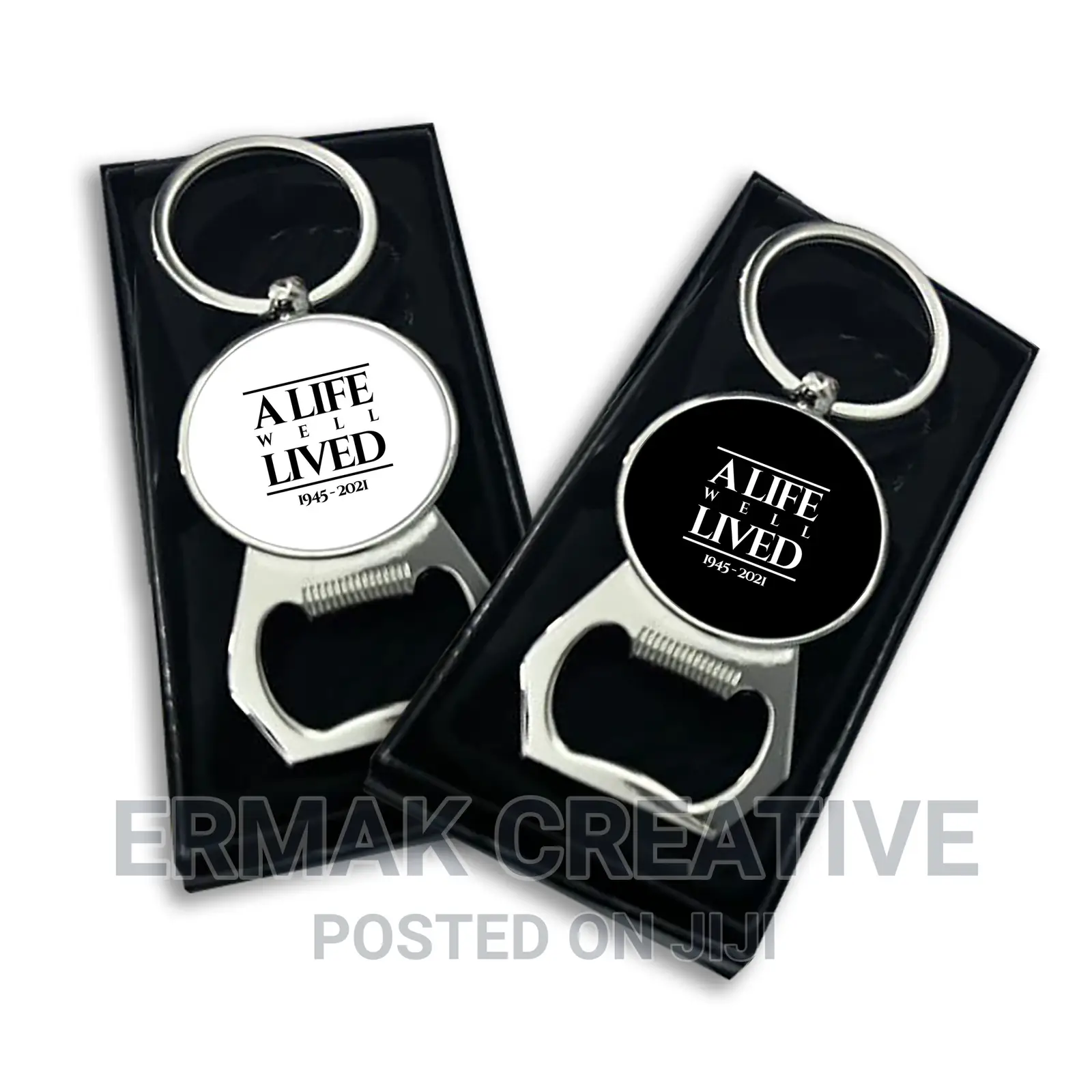 Metallic Doming Keyring