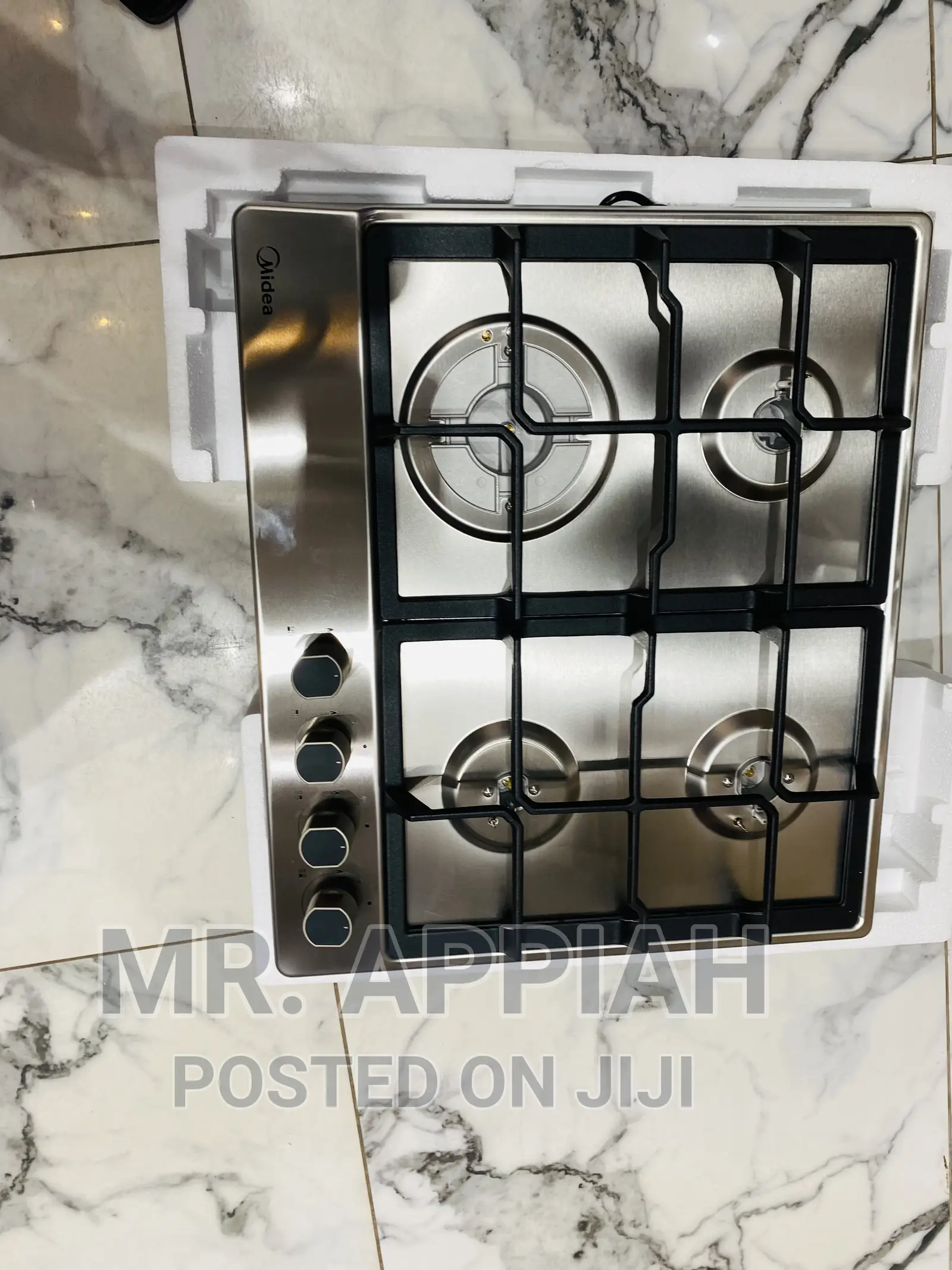 Energy and Cost Saving Midea 60G40ME 4gas Cooker Hob,Silver