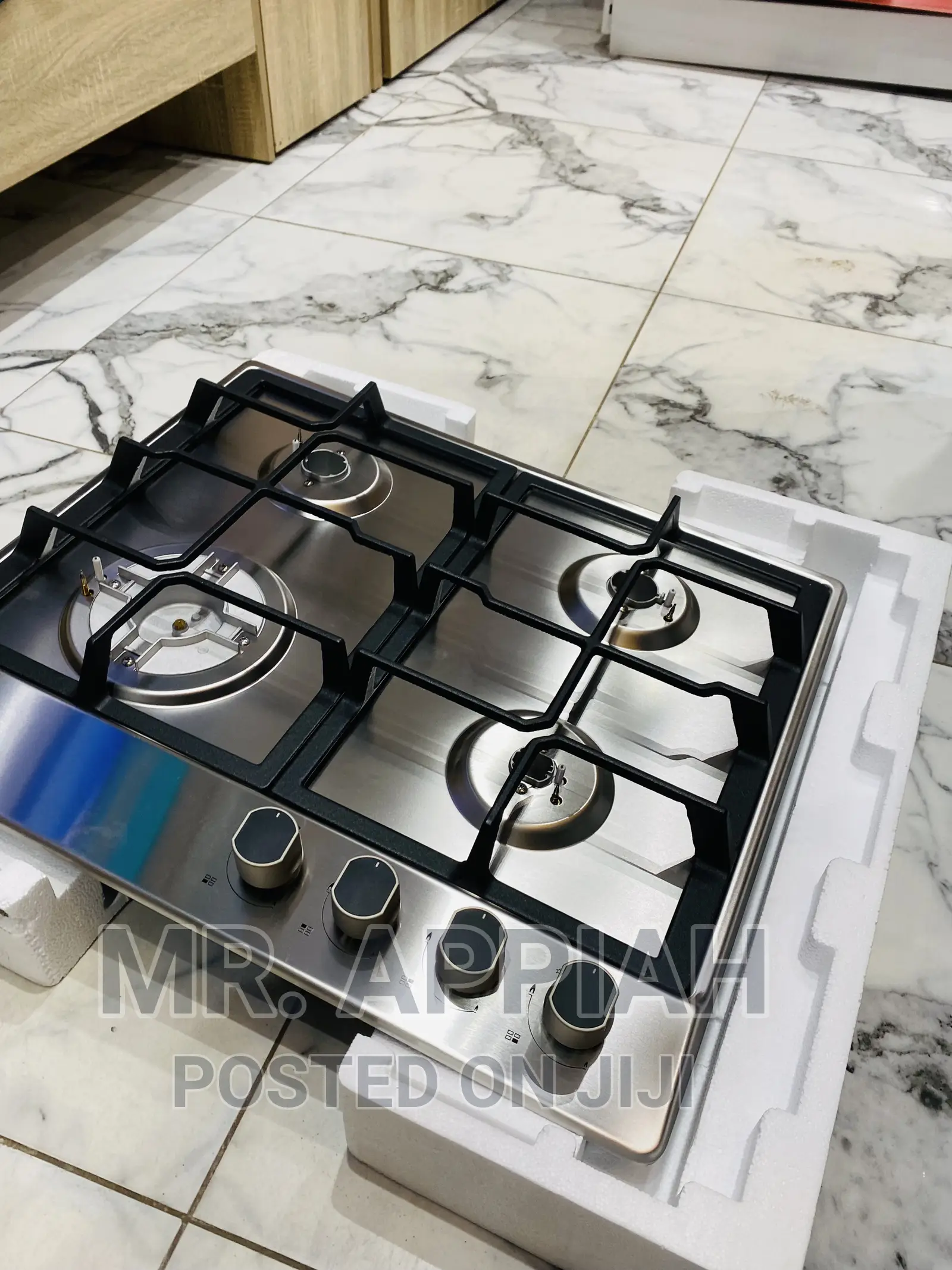Unique Design Midea 4 Gas Cooker Hob(60x51cm)60G40ME,Silver