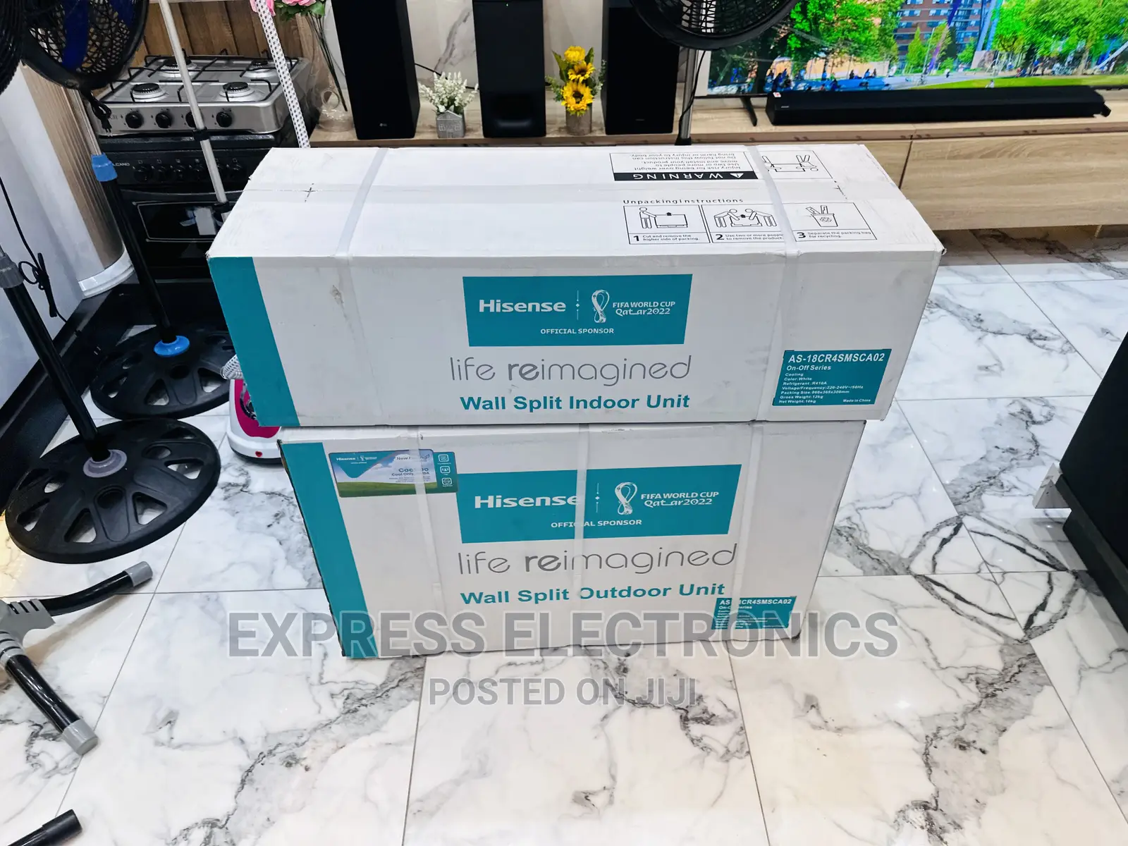 Classy AC White 2.5hp Split R410 Gas Hisense