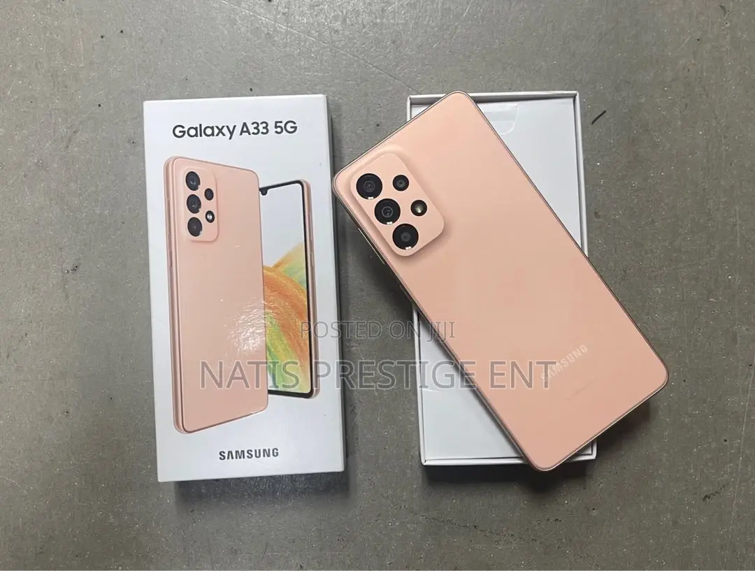 New Samsung Galaxy A33 5G 128 GB Orange