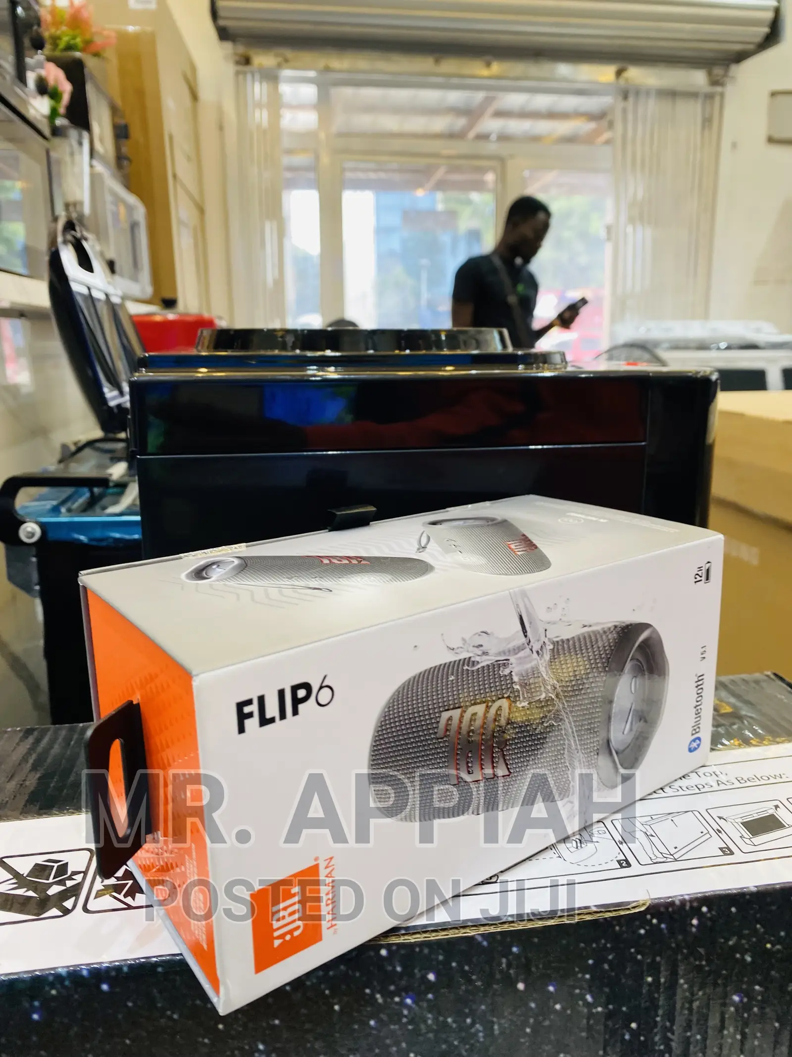 High Quality JBL Flip 6 Bluetooth Speaker(Gray)