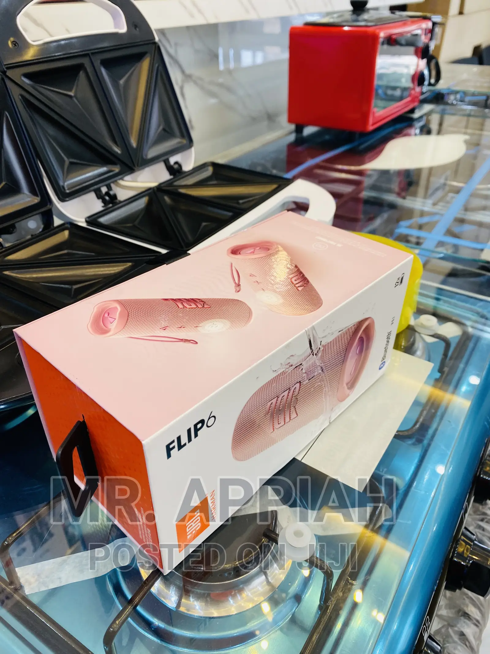 Unique JBL Flip 6 Waterproof Bluetooth Speaker(Pink).