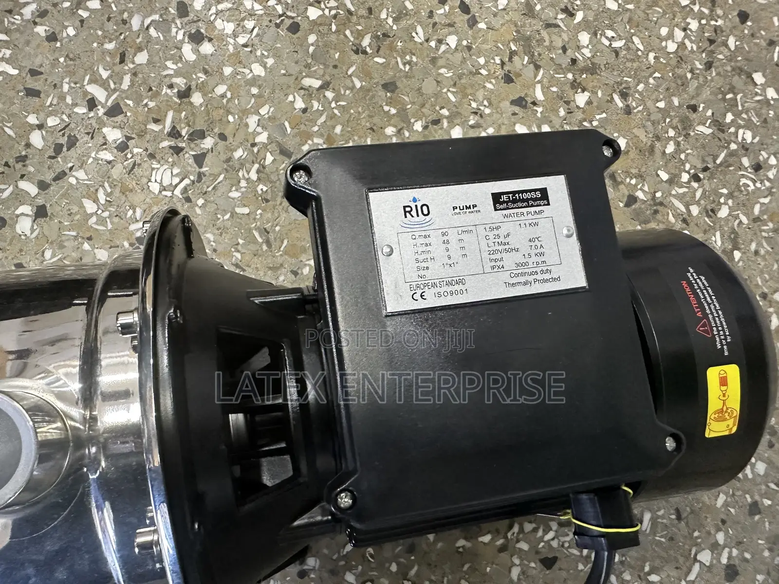Rio High Pressure Stainless Steel Pump