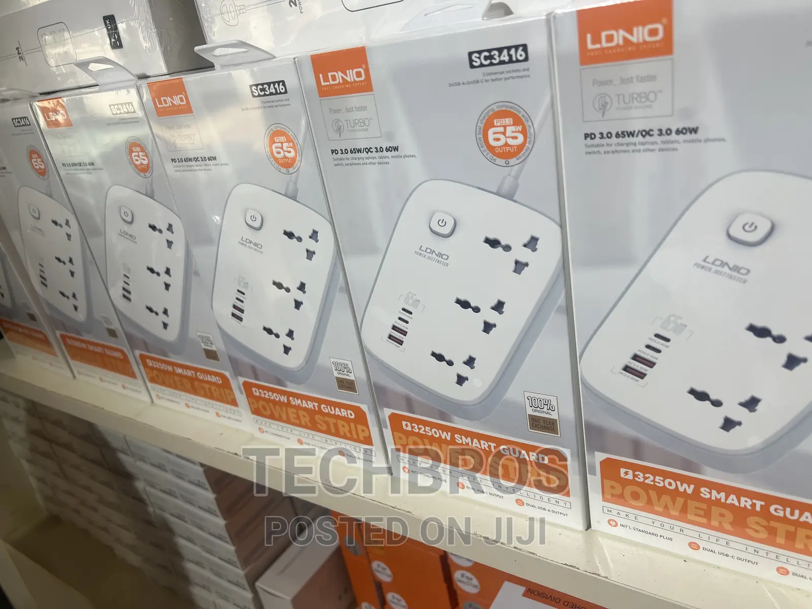 LDNIO High Wattage Power Strip With 65W Gan Charging