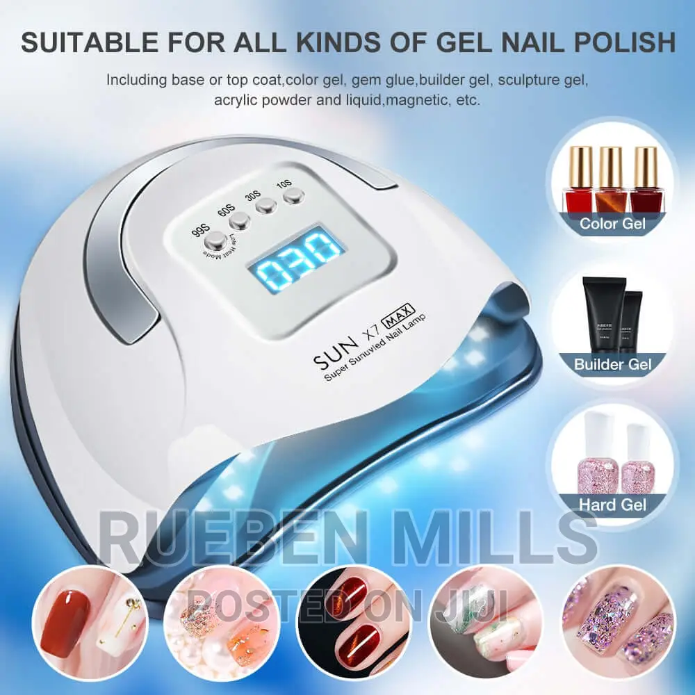 White UV Led Lamp Nail Dryer for Home or Salon Use