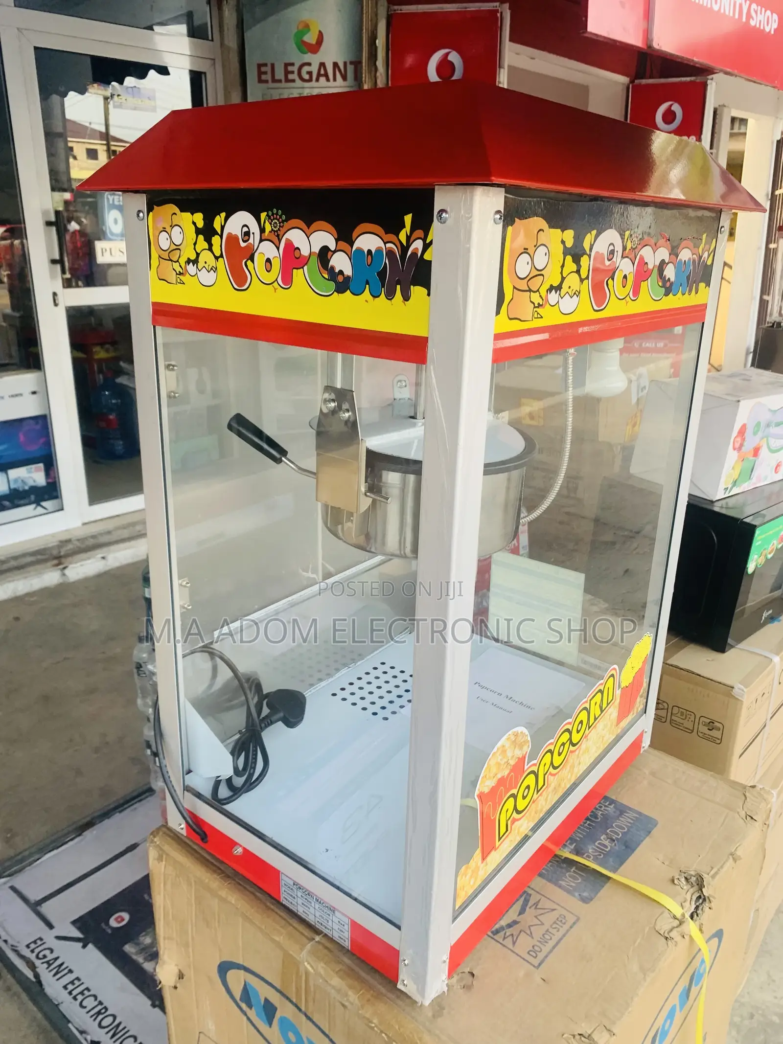 Fresh in Box Electric Popcorn Machine(Glass)