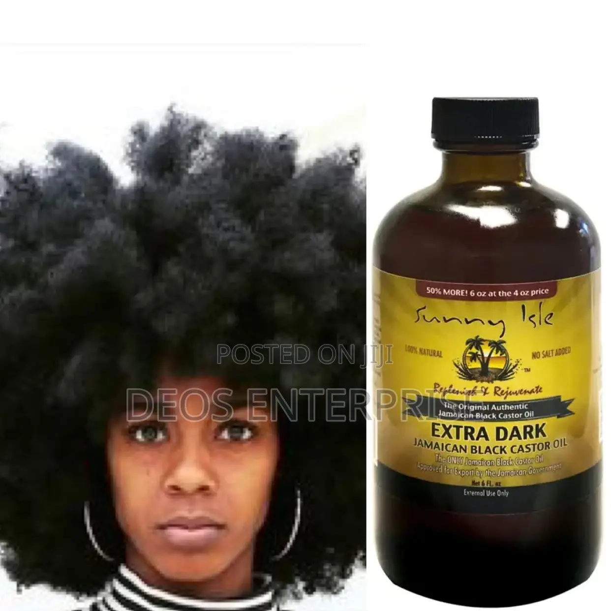 Sunny Oil Jamaica Black Castor Oil