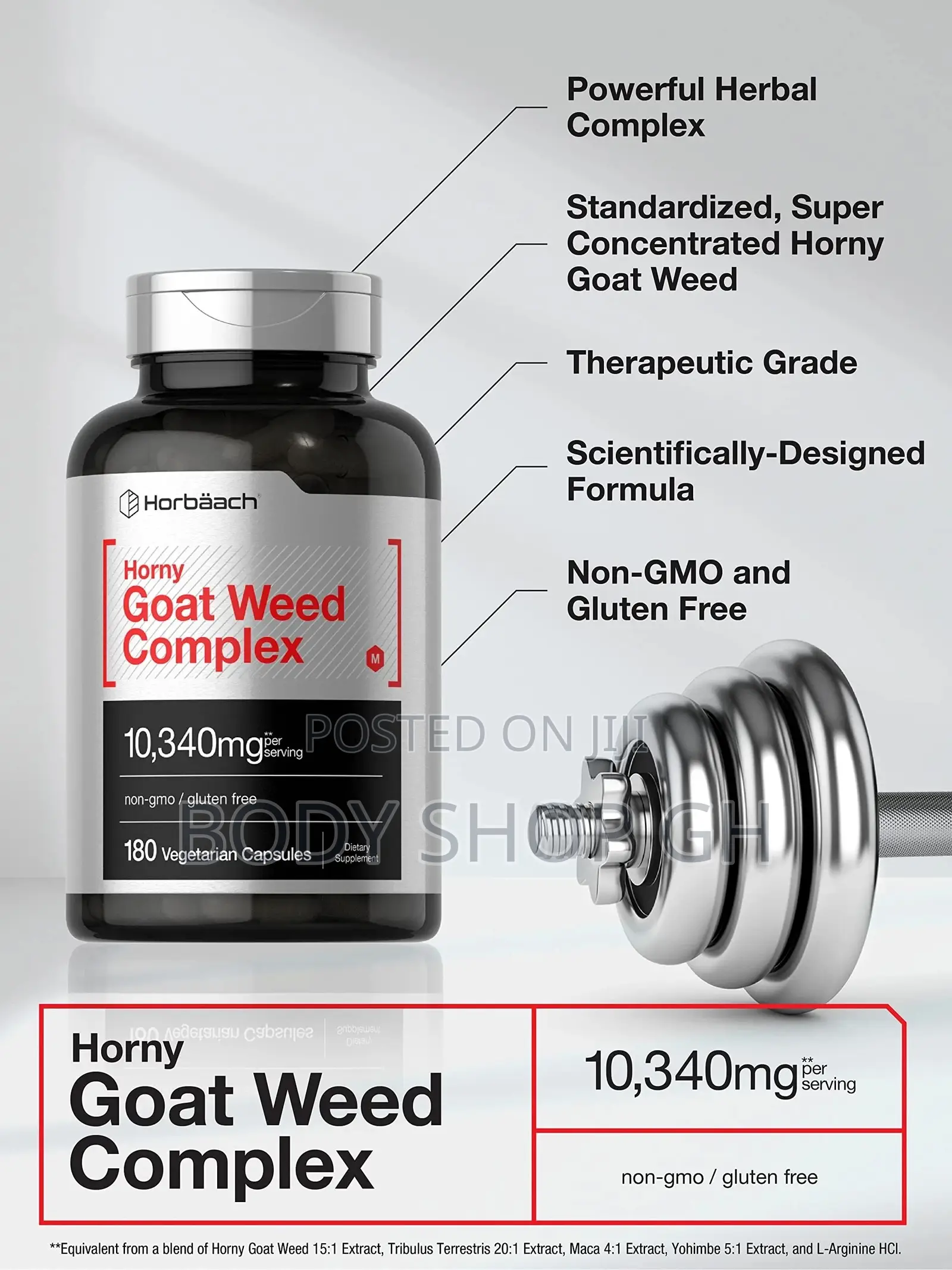 Horny Goat Weed Complex - Energy, Stamina and Endurance