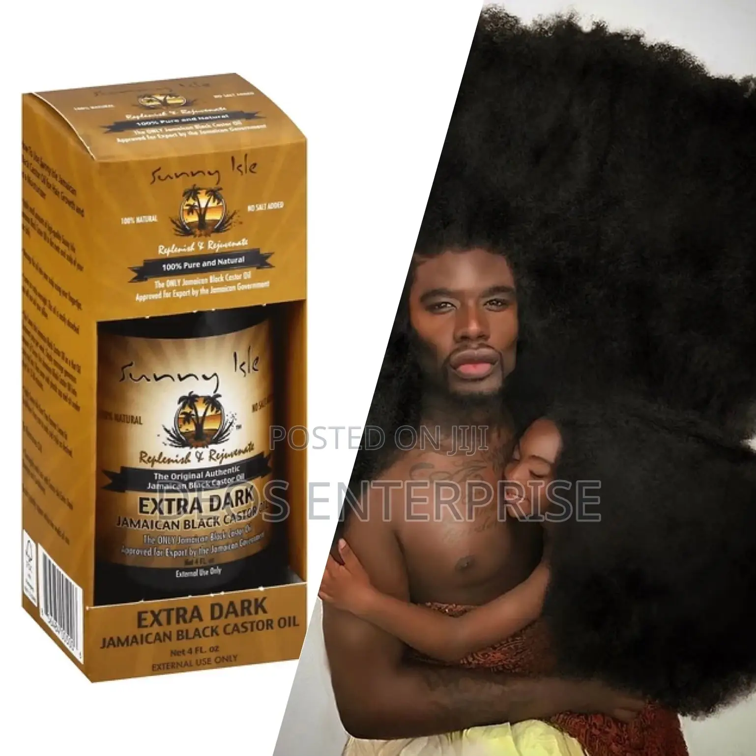 Authentic Jamaica Black Castor Oil(4oz)