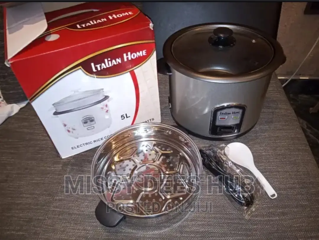 5L Rice Cooker With Glass Cover
