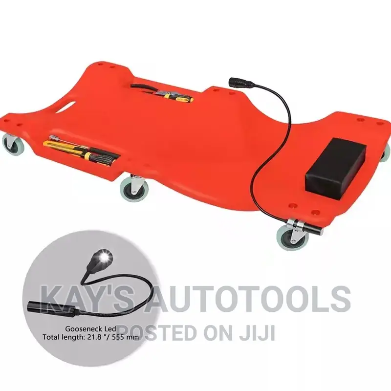 Quality Car Workshop Creeper Board With LED and Storage