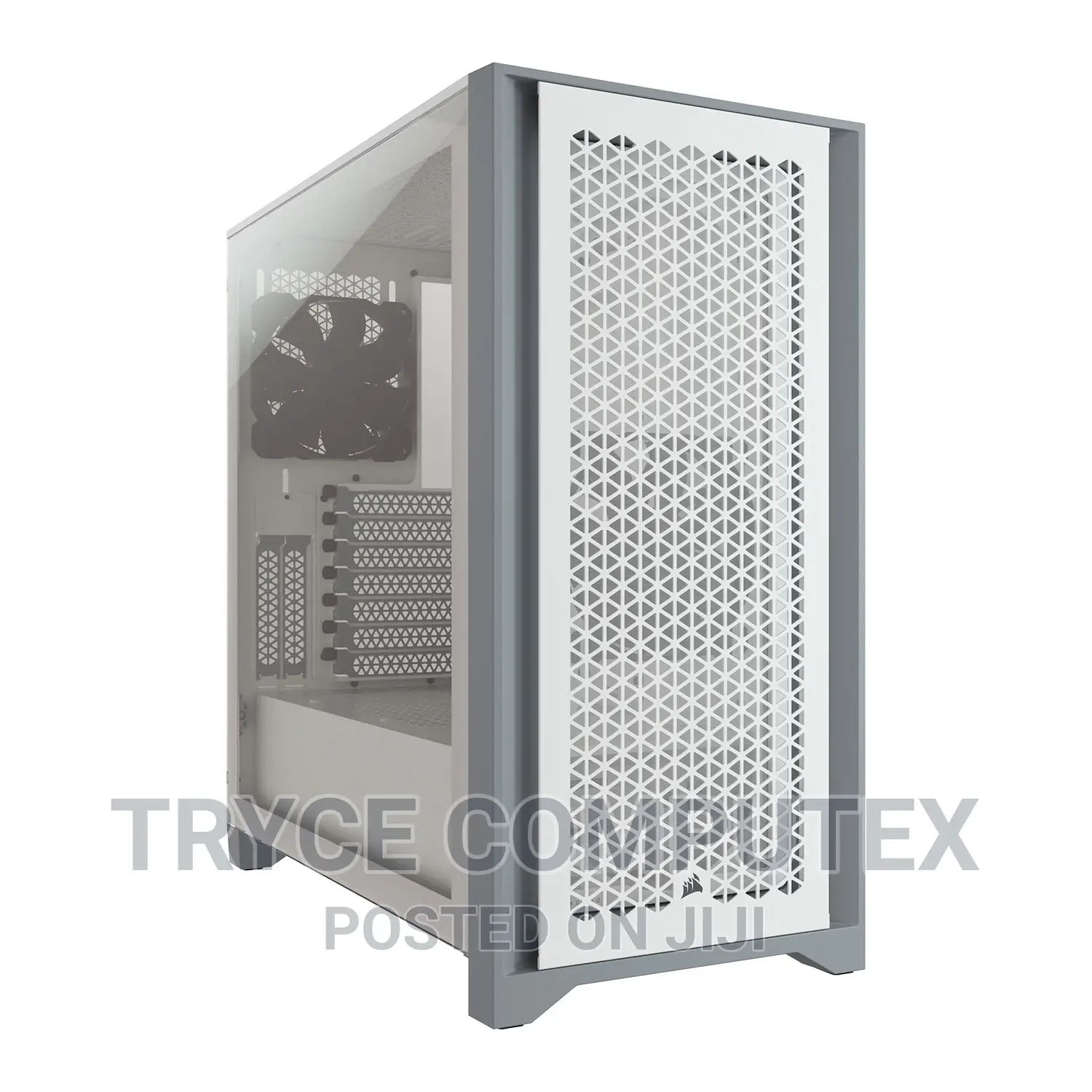 Corsair 4000d Airflow Tempered Glass Mid-Tower Atx Case Whit