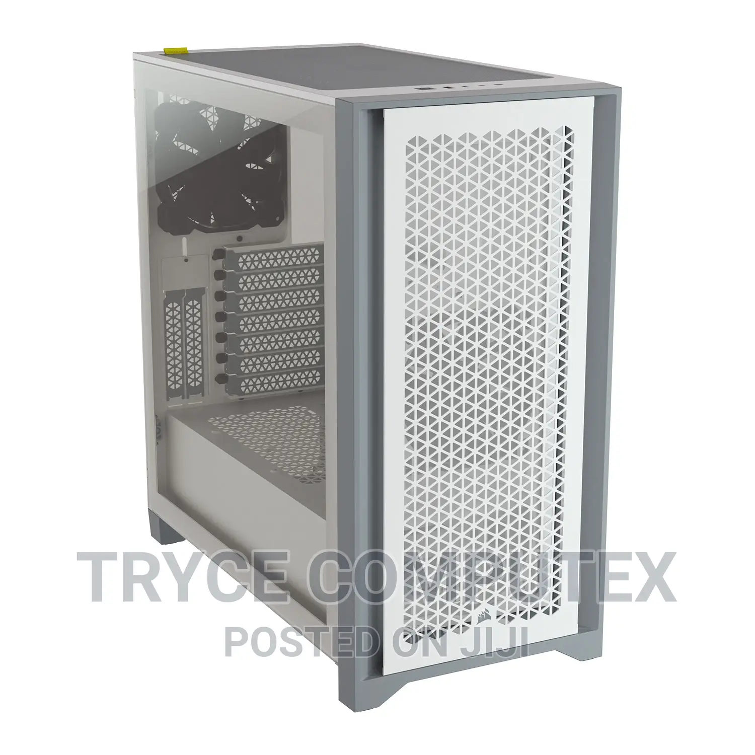 Corsair 4000d Airflow Tempered Glass Mid-Tower Atx Case Whit