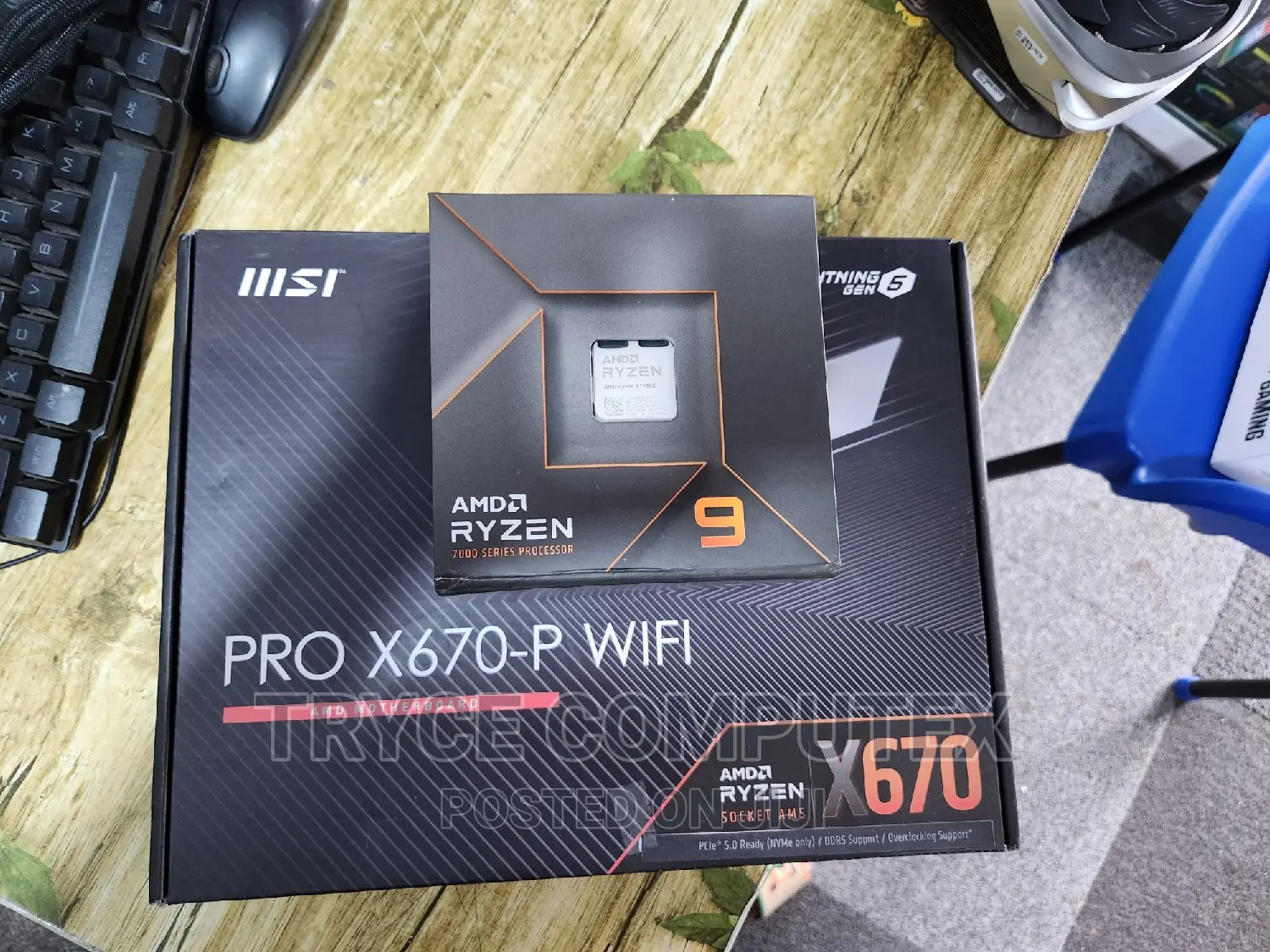 Amd Ryzen 9 7950x + Msi Pro X670 Motherboard