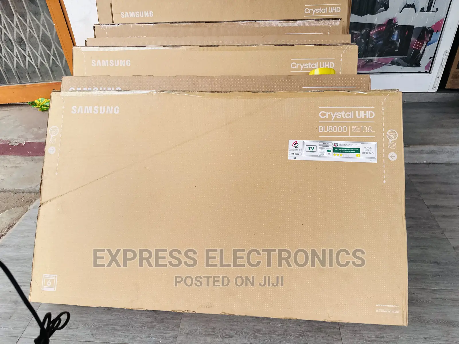 Sleek Durable Samsung UHD Smart 55”Bu8000 Tv 