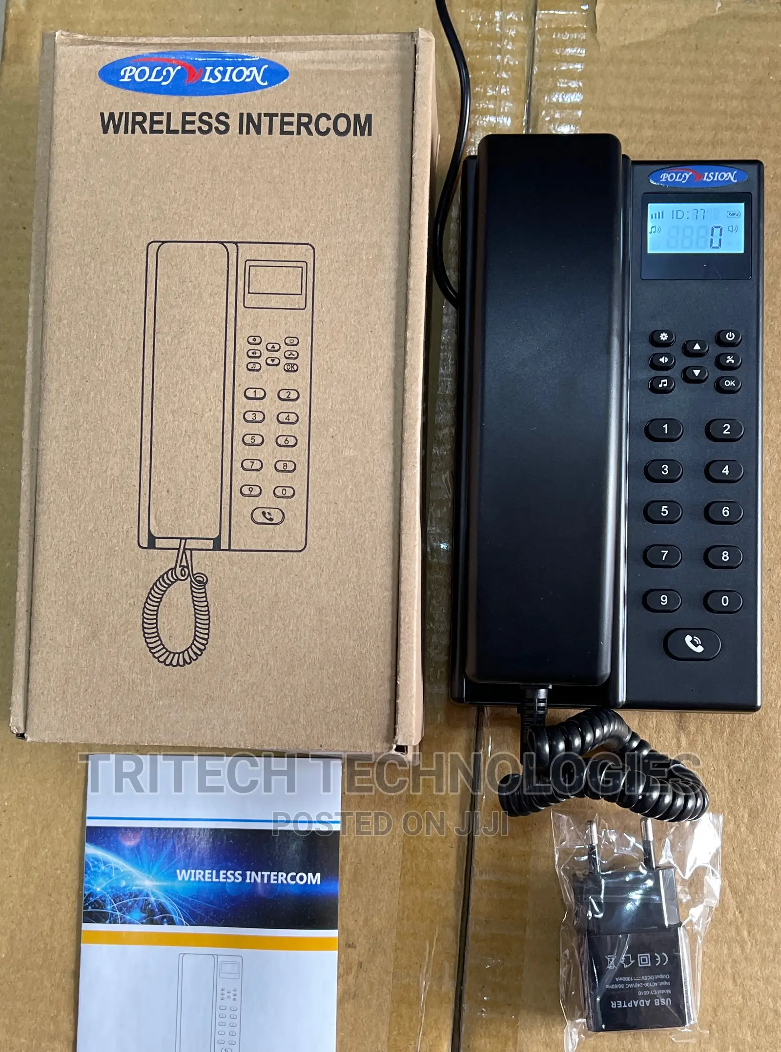 Telephone Wireless Intercom With Screen Display