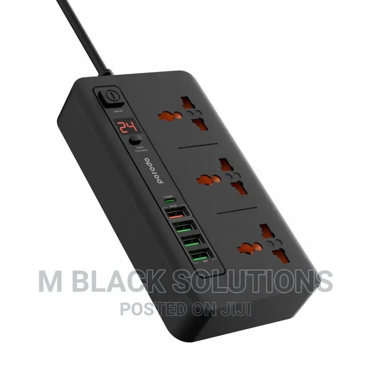 Porodo Multi-Port Power HUB 4 USB-A/USB-C