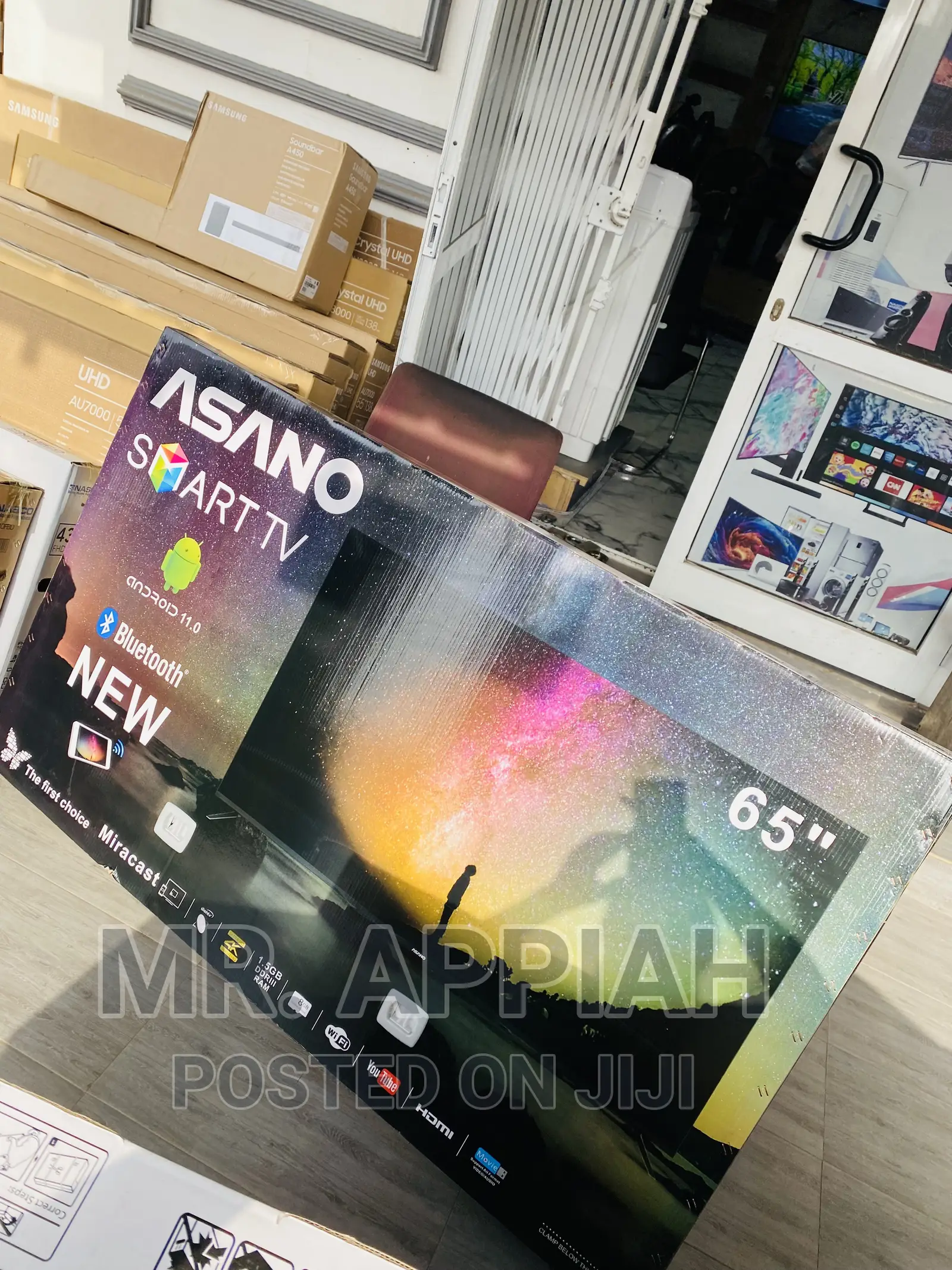 Shop New Asano 65 Inch Uhd Smart Bluetooth Tv(Black)