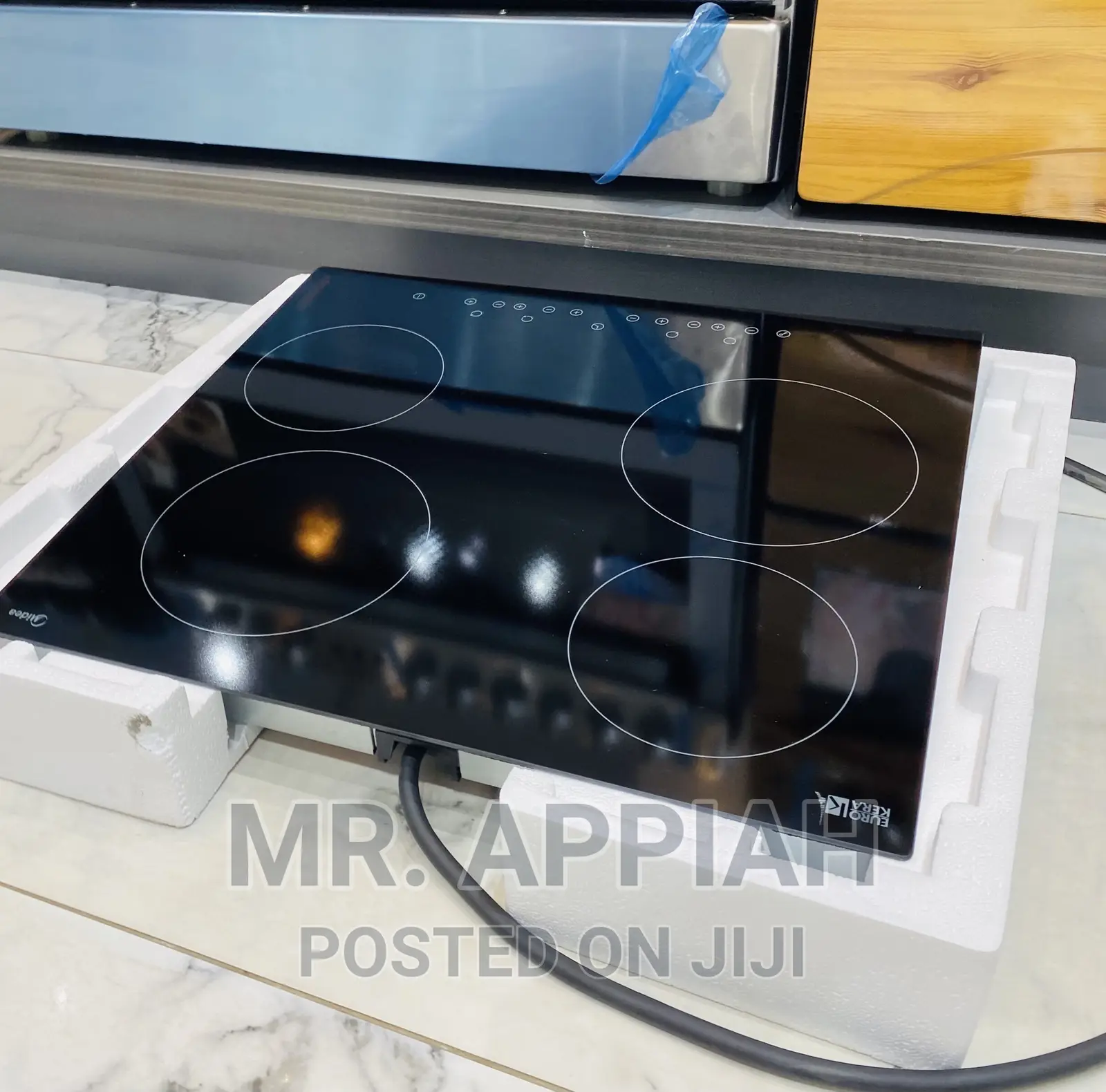 Shop Reliable Midea MC-HF605 4 Electric Cooker Hob(Black).