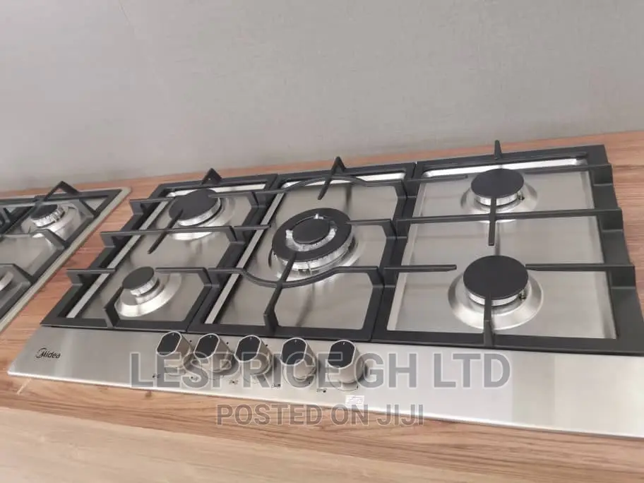 Midea 5 Burner Gas Cooker~Stainless Steel