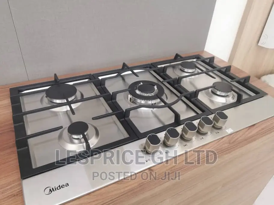Midea 5 Burner Stainless Gas Cooker