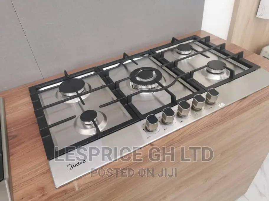 Quick Start~Built in Midea 5 Burner Gas Cooker