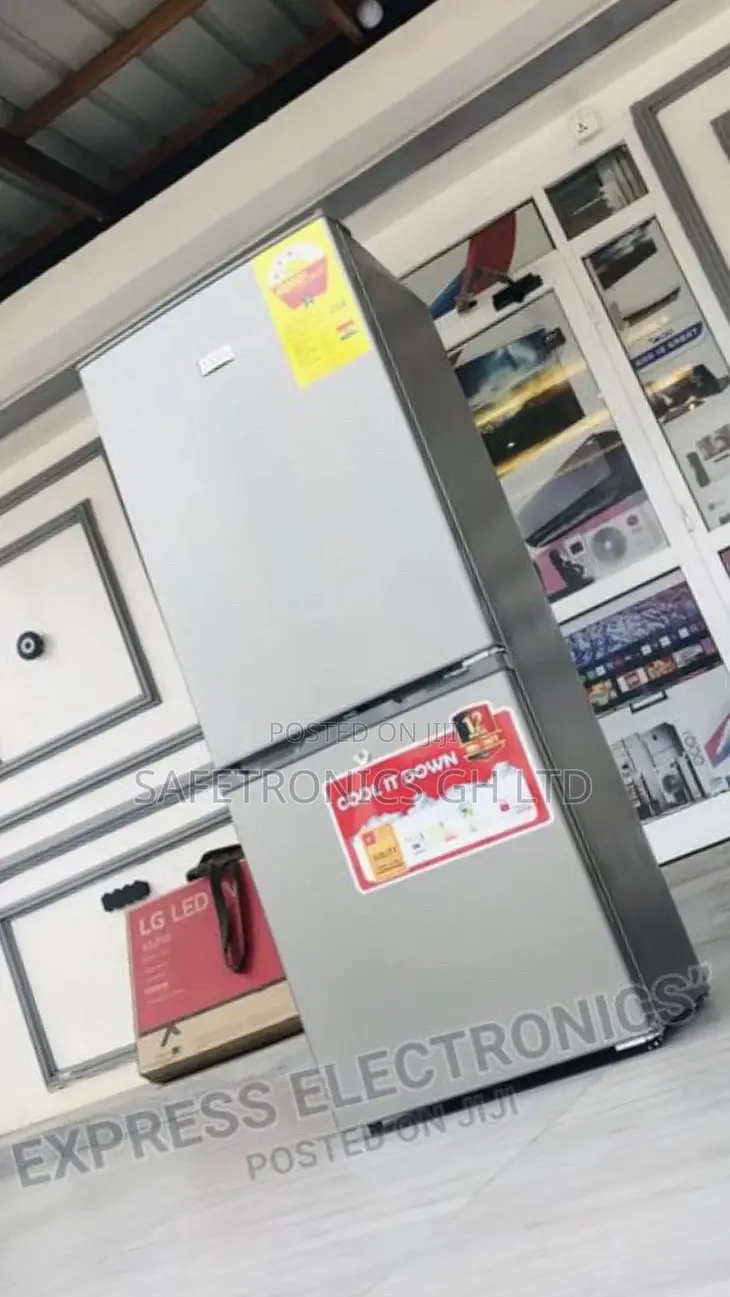 Electric Gray Zara-180bf Doubledoor Topfreezer  Fridge