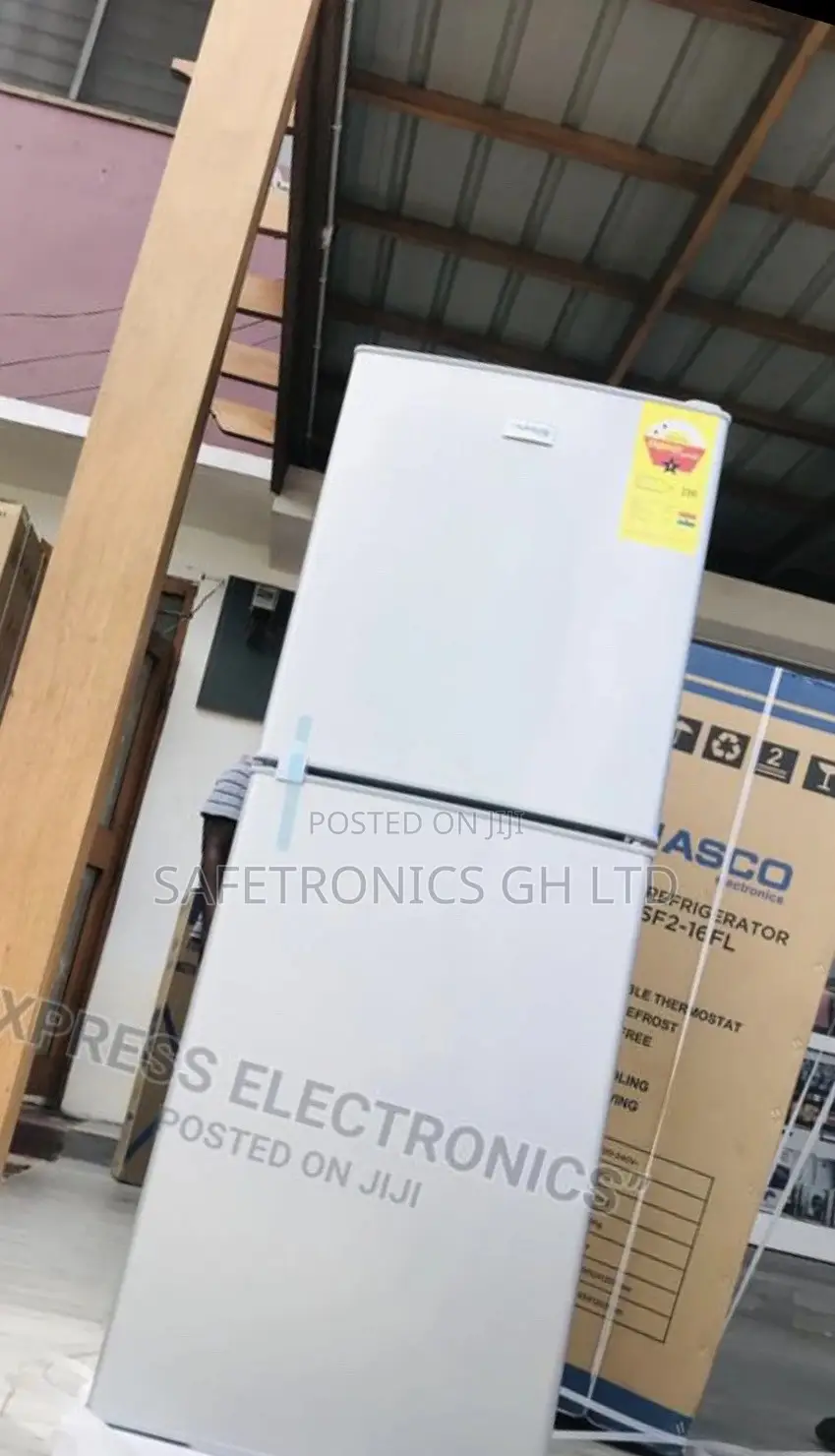 Topfreezer Electric Gray  Doubledoor Nascof2-16fl Fridge