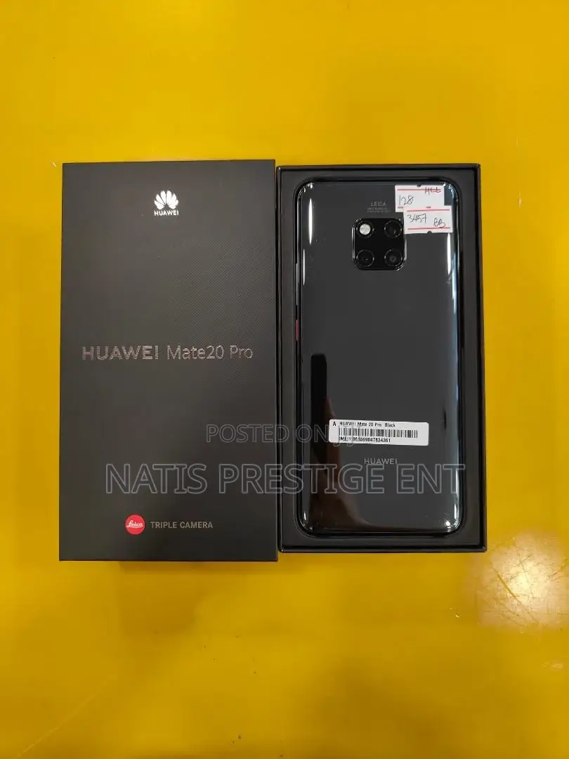 New Huawei Mate 20 Pro 256 GB Black