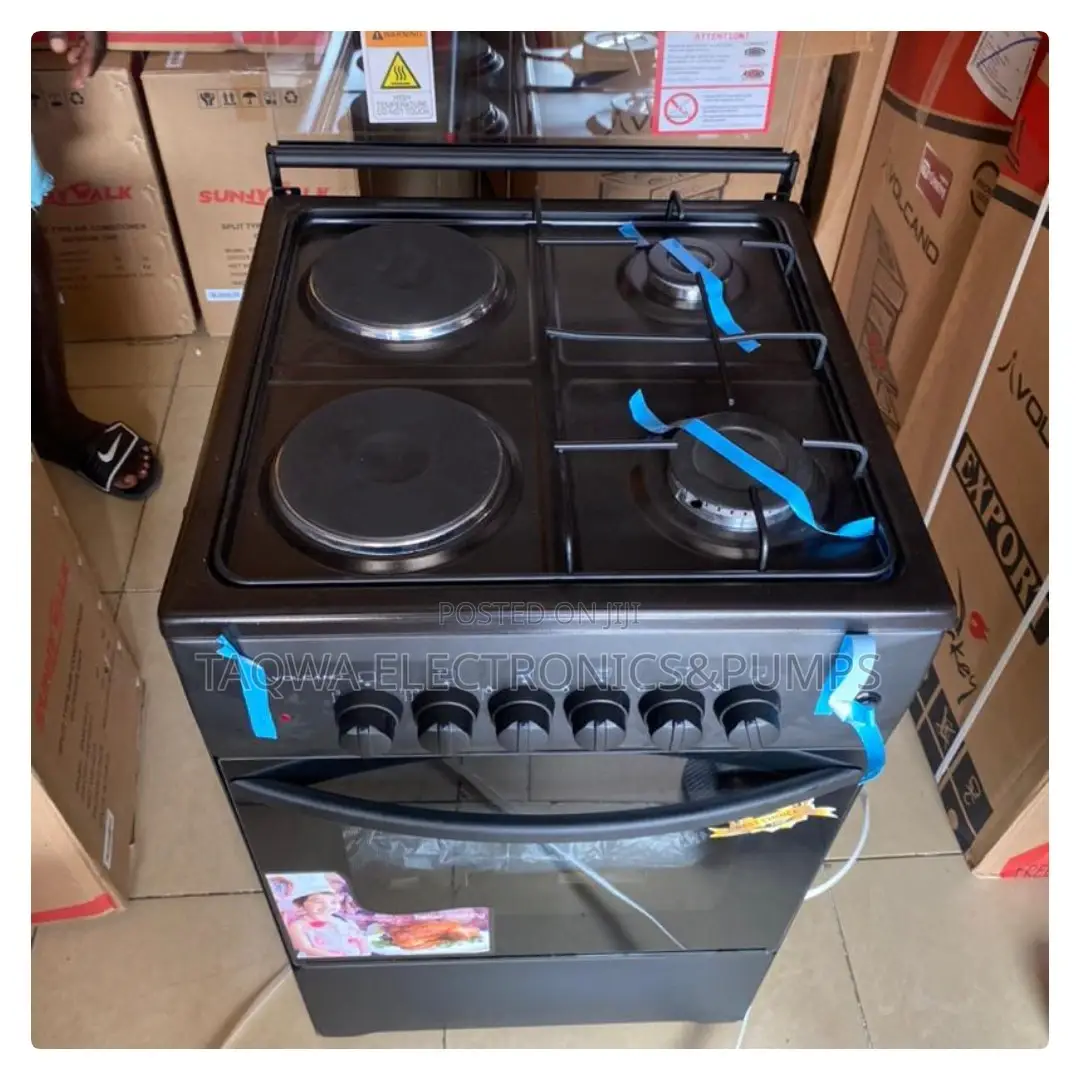 Durable and Reliable, 2 Gas 2 Electric Cooker