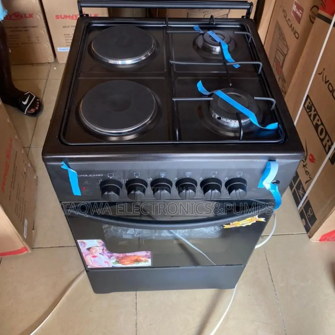 2 in One Volcano (Electric and Gas) Cooker
