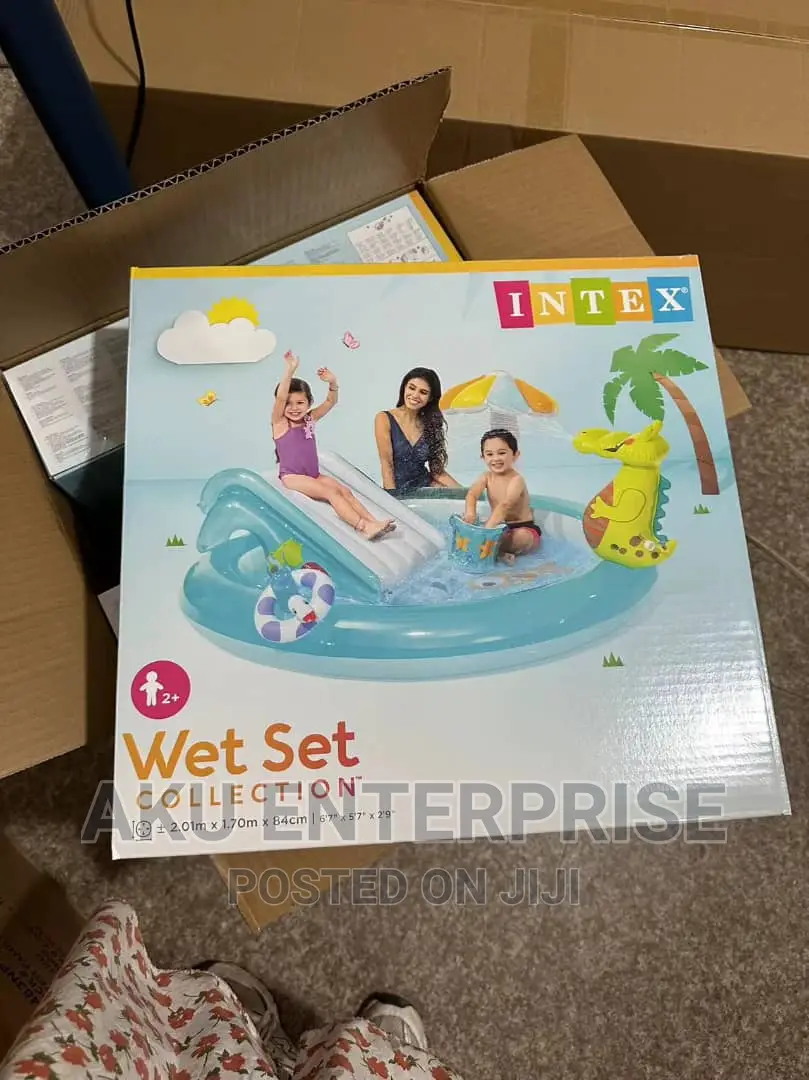 Kids Inflatable Pool Play Center Children Swimming Pool