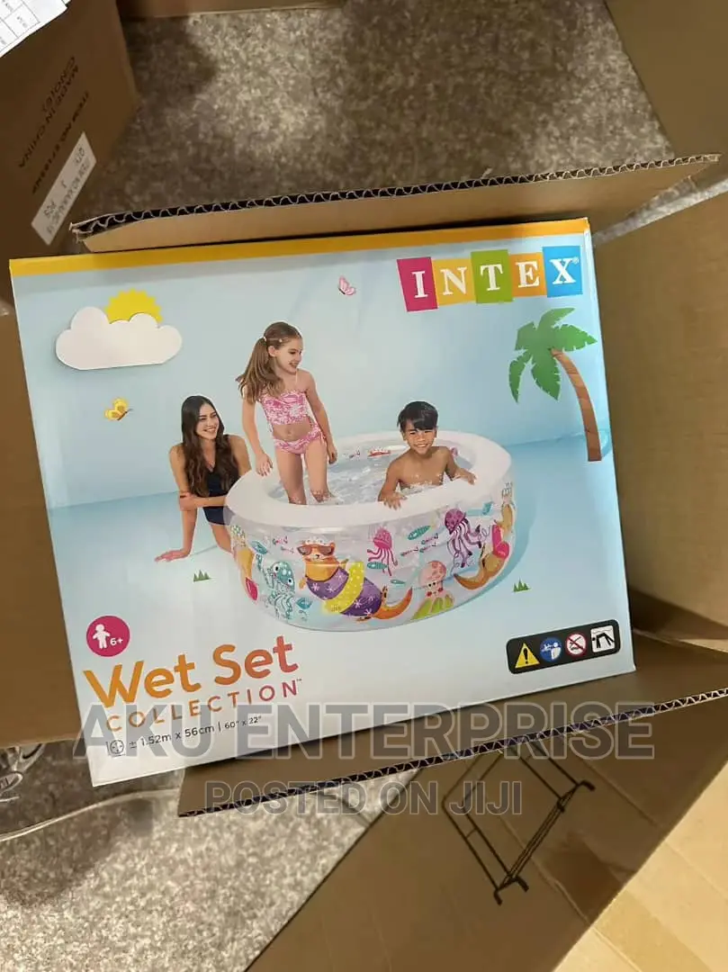 Kids Inflatable Pool Play Center Children Swimming Pool