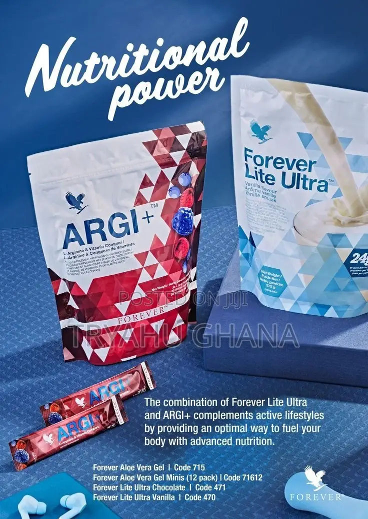 New Forever 2in1 Nutritional Power Argi+ And Ultra Lite