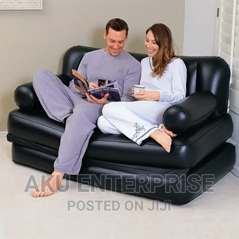 Inflatable - 5-in-1 Sofa to Double Bed Portable Sofabed