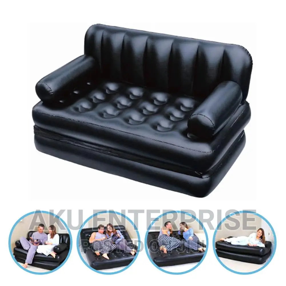 Inflatable - 5-in-1 Sofa to Double Bed Portable Sofabed